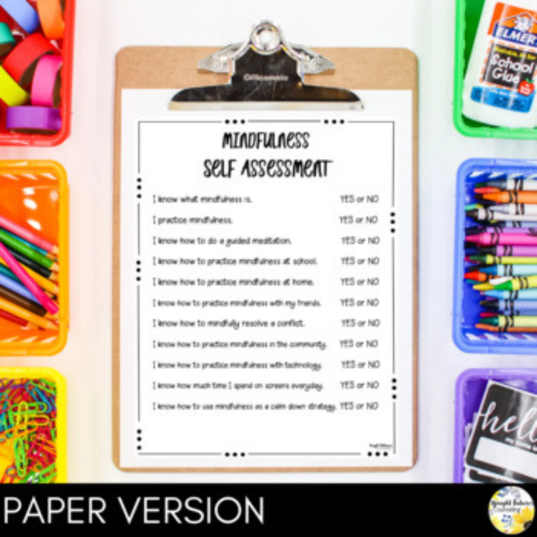 Mindfulness School Counseling Self-Assessment - Image 2