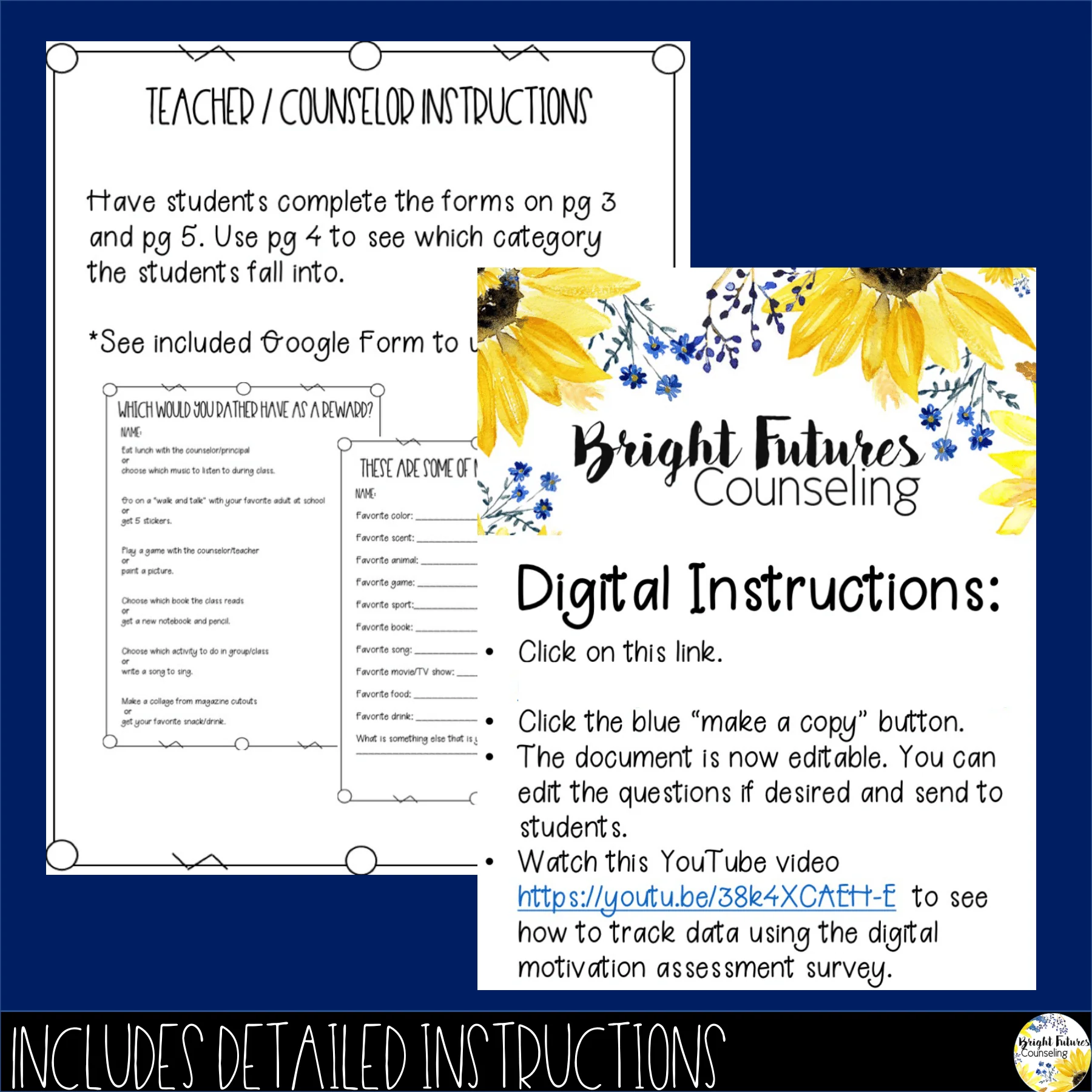 Motivation Assessment Survey - Behavior Assessment Tool with Digital Version - Image 3