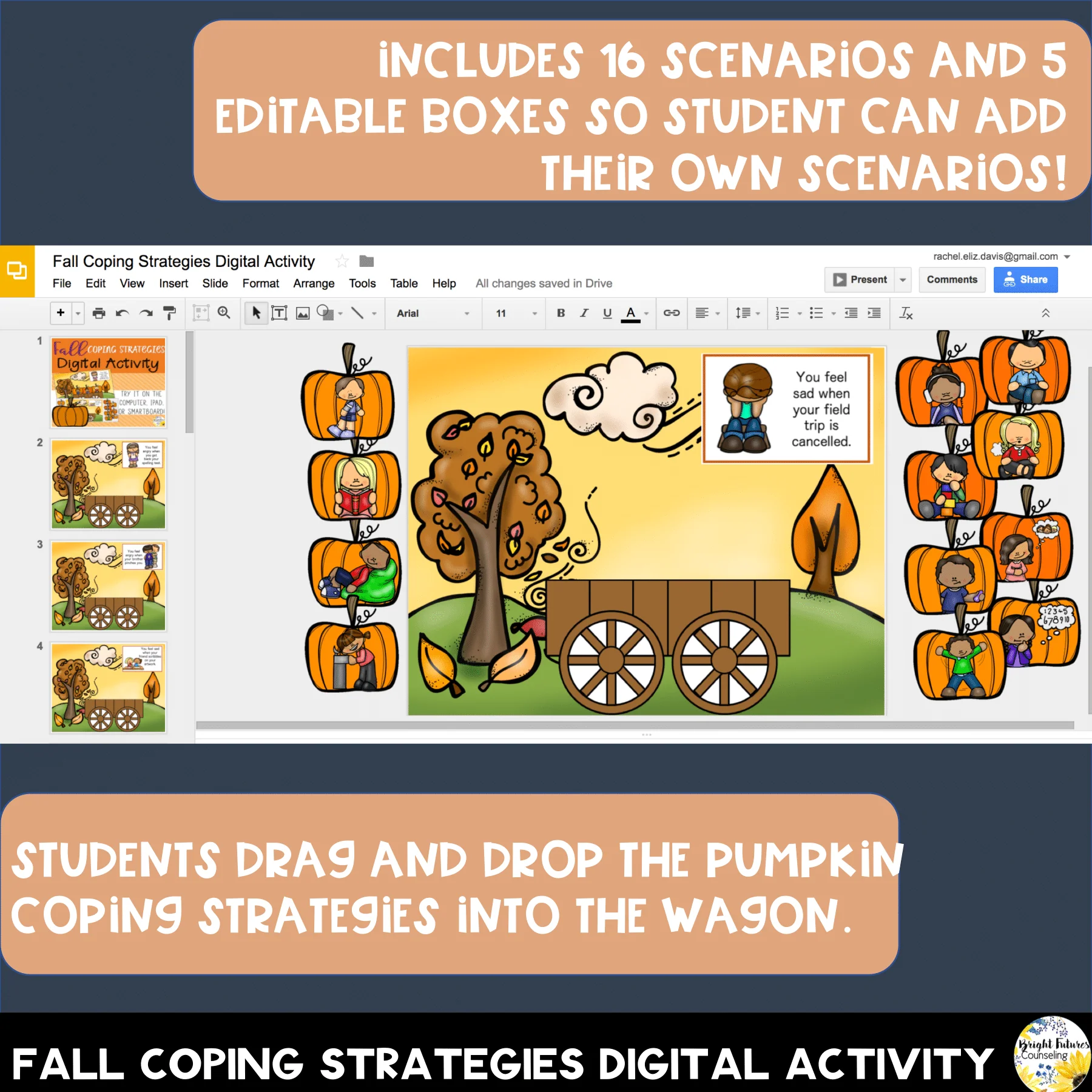 October Counseling Bundle - Bullying Prevention Month + Fall Coping Strategies - Image 11