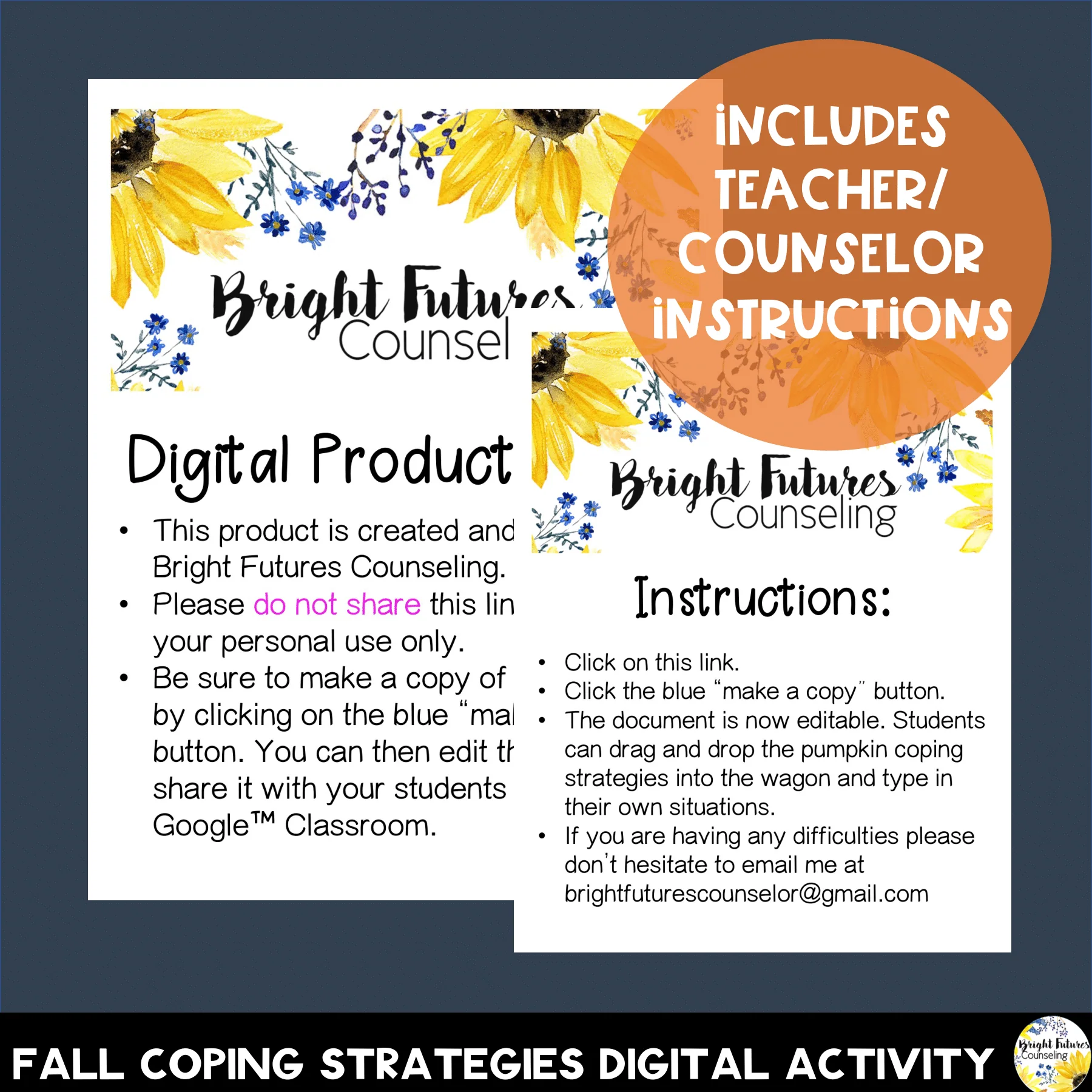 October Counseling Bundle - Bullying Prevention Month + Fall Coping Strategies - Image 15
