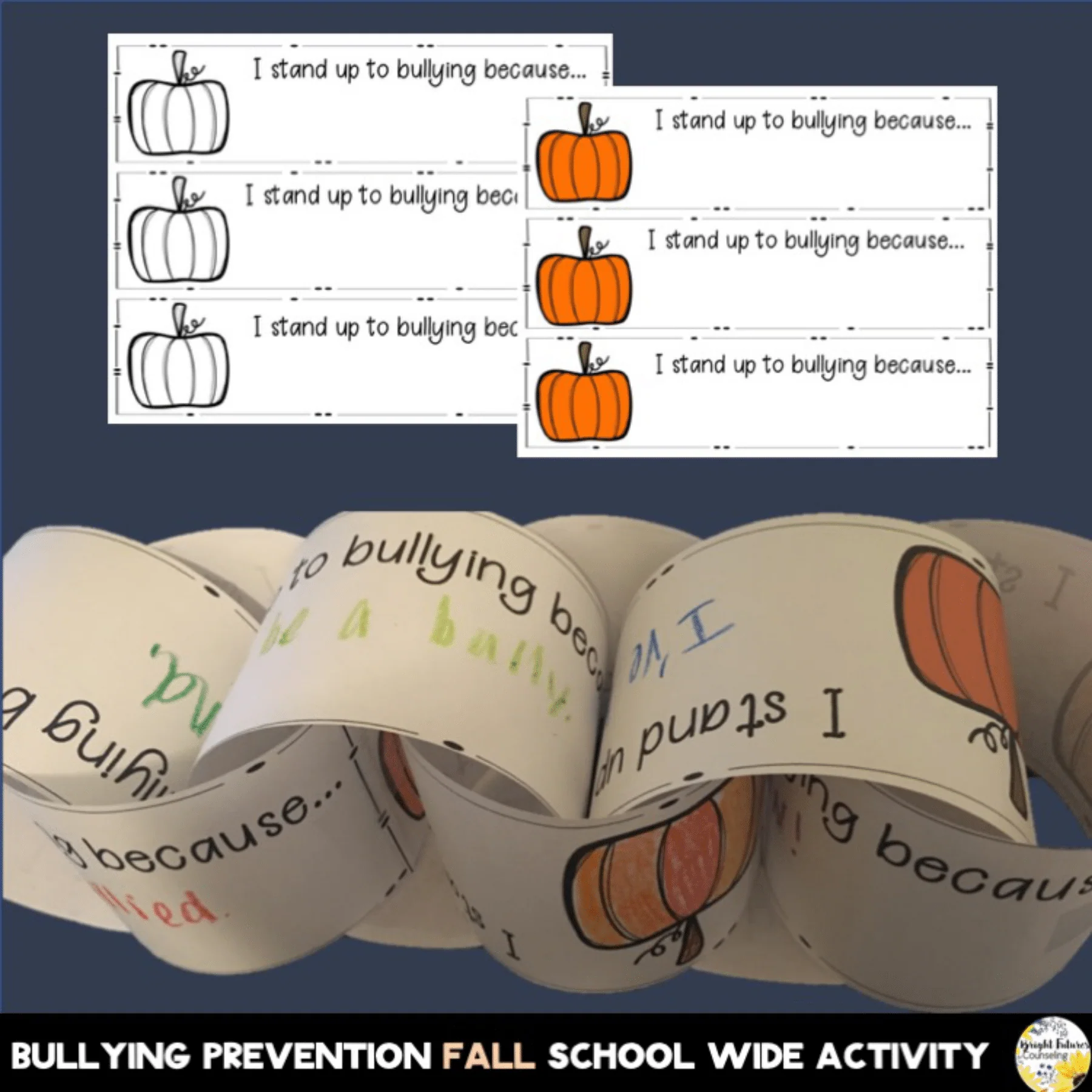 October Counseling Bundle - Bullying Prevention Month + Fall Coping Strategies - Image 9