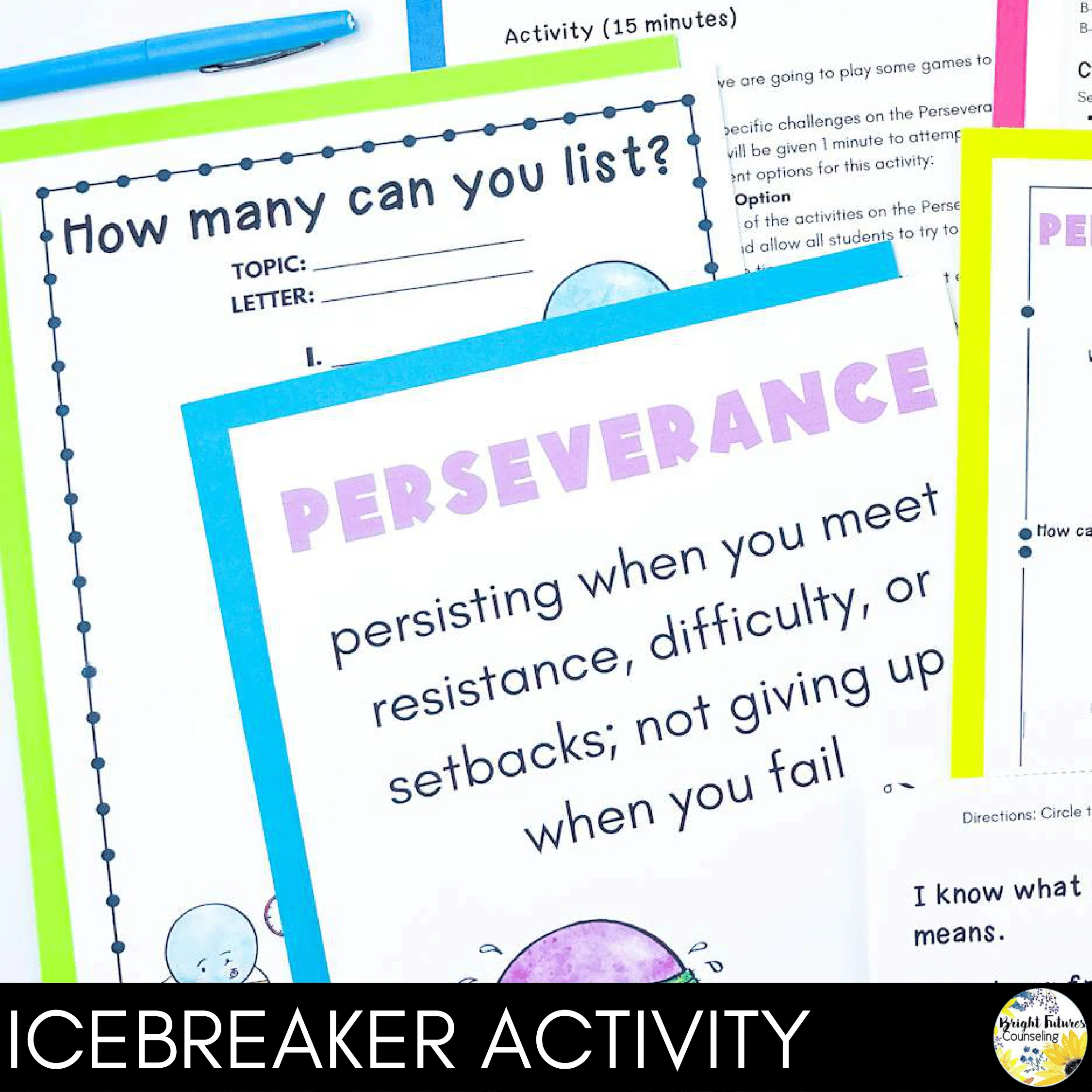Perseverance and Determination Elementary Counseling SEL Lesson & Activities - Image 4
