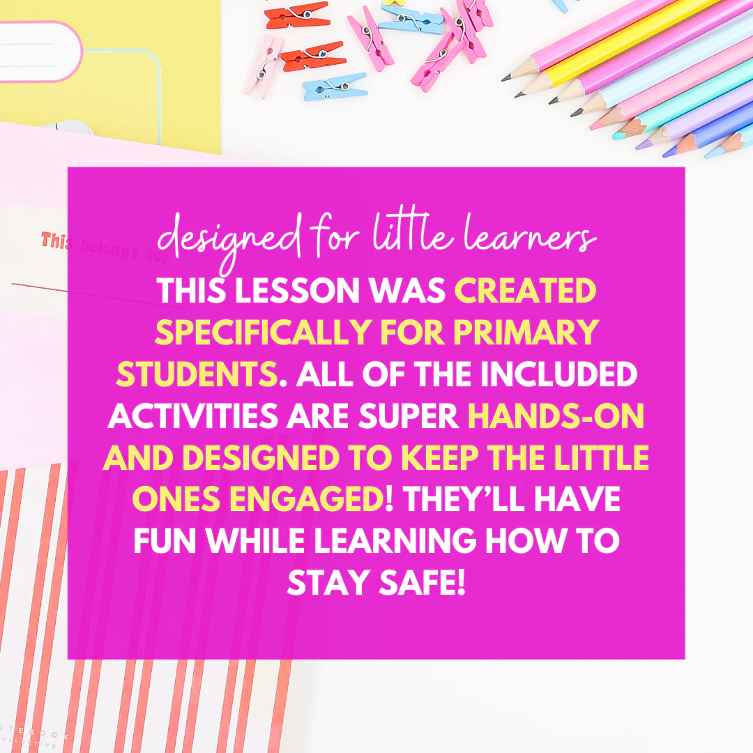Personal Safety & Safety Awareness Lesson - Safe Vs Unsafe Lesson for Primary - Image 2