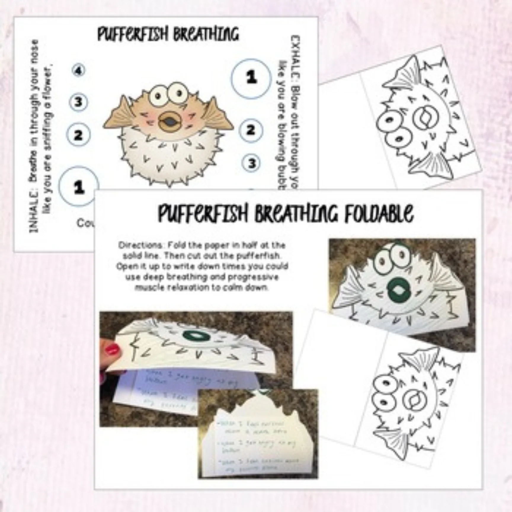 Progressive Muscle Relaxation - Foldable Calming Activity - Image 3