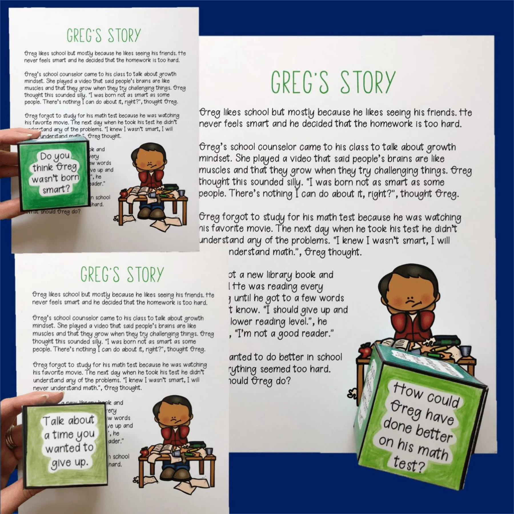 Prosocial Behaviors and Social Stories Counseling Social Skills Activity - Image 5