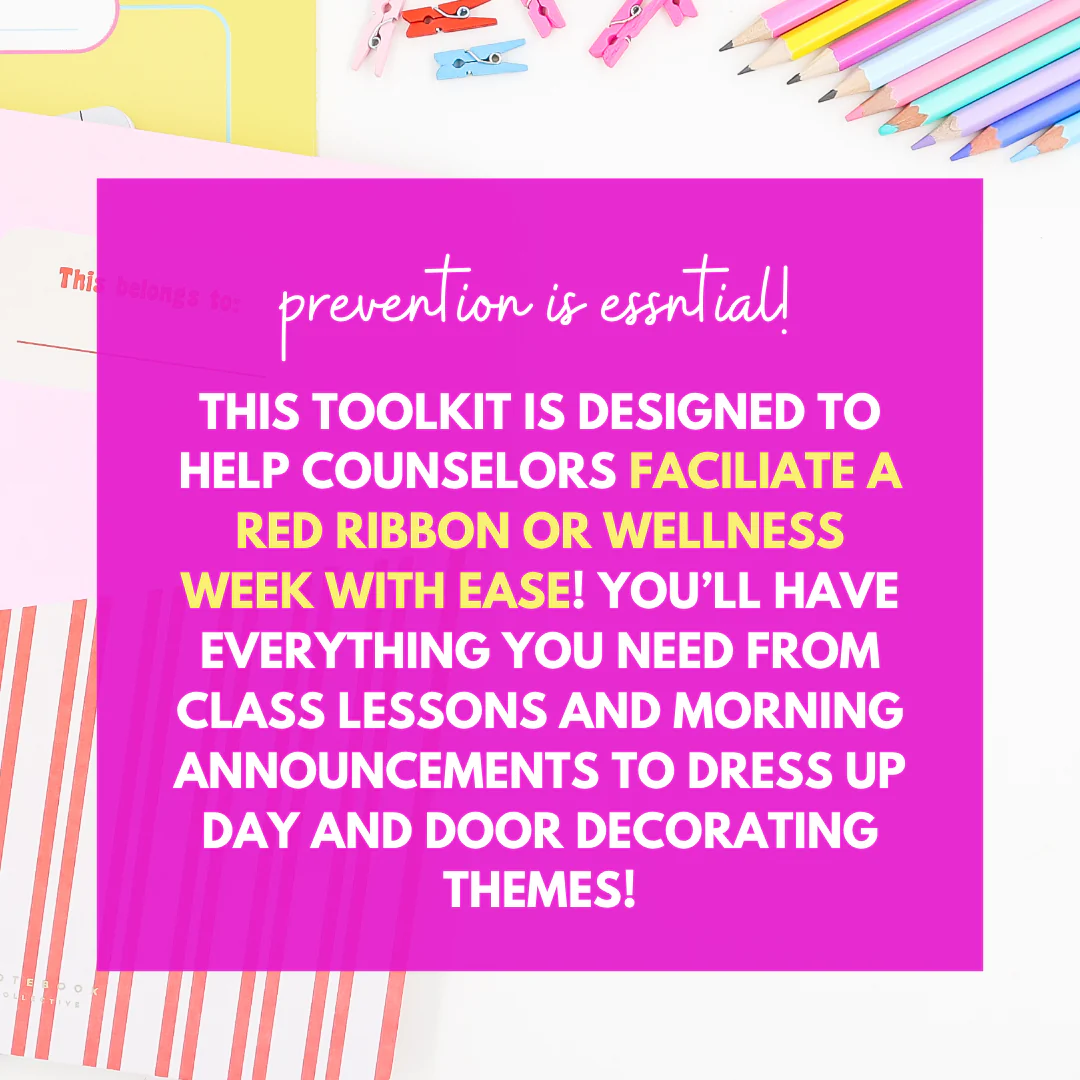 Red Ribbon Week Editable Toolkit - Wellness Week and Red Ribbon Week Flyers - Image 2