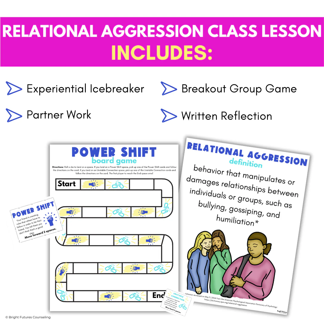 Relational Aggression Lesson for Middle School - Middle School Friendship Lesson - Image 7