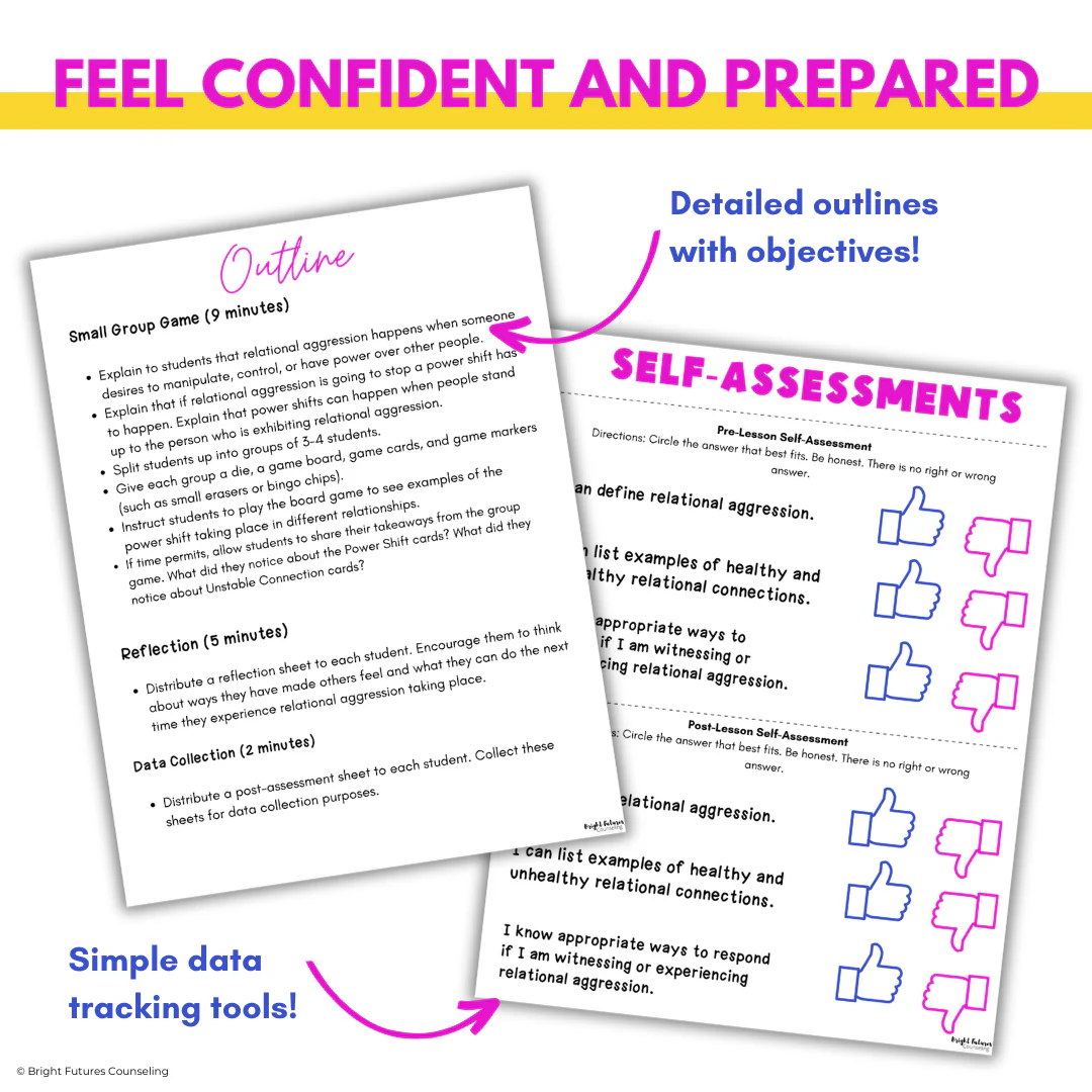 Relational Aggression Lesson for Middle School - Middle School Friendship Lesson - Image 8