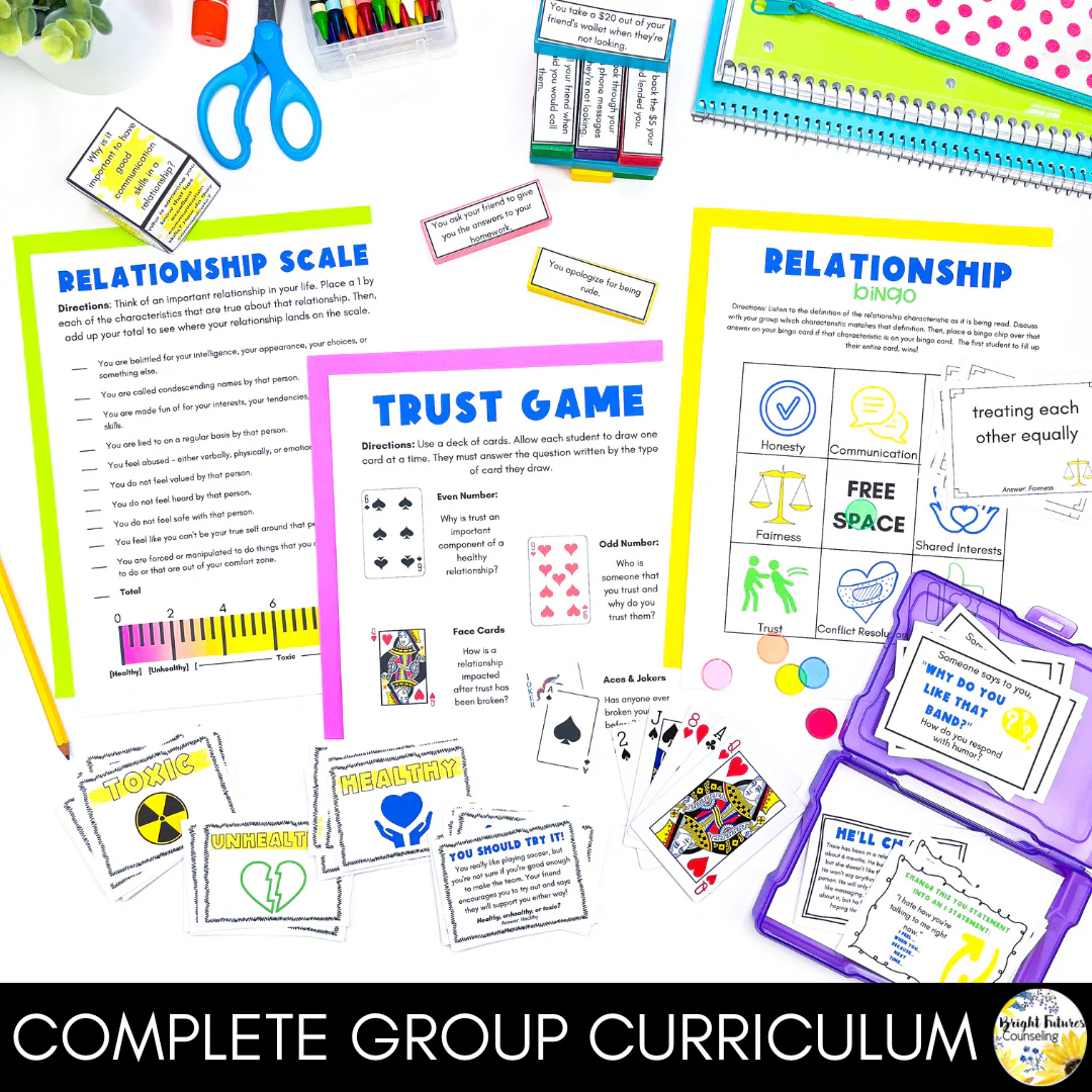 Relationship Skills Middle School Counseling Group | Build Healthy Relationships - Image 2