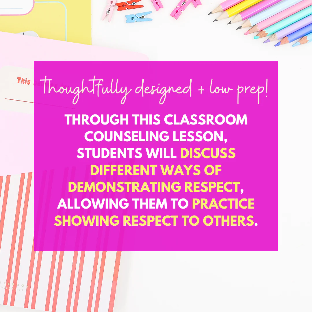 Respect Activities for Middle School - Respect SEL and School Counseling Lesson - Image 2