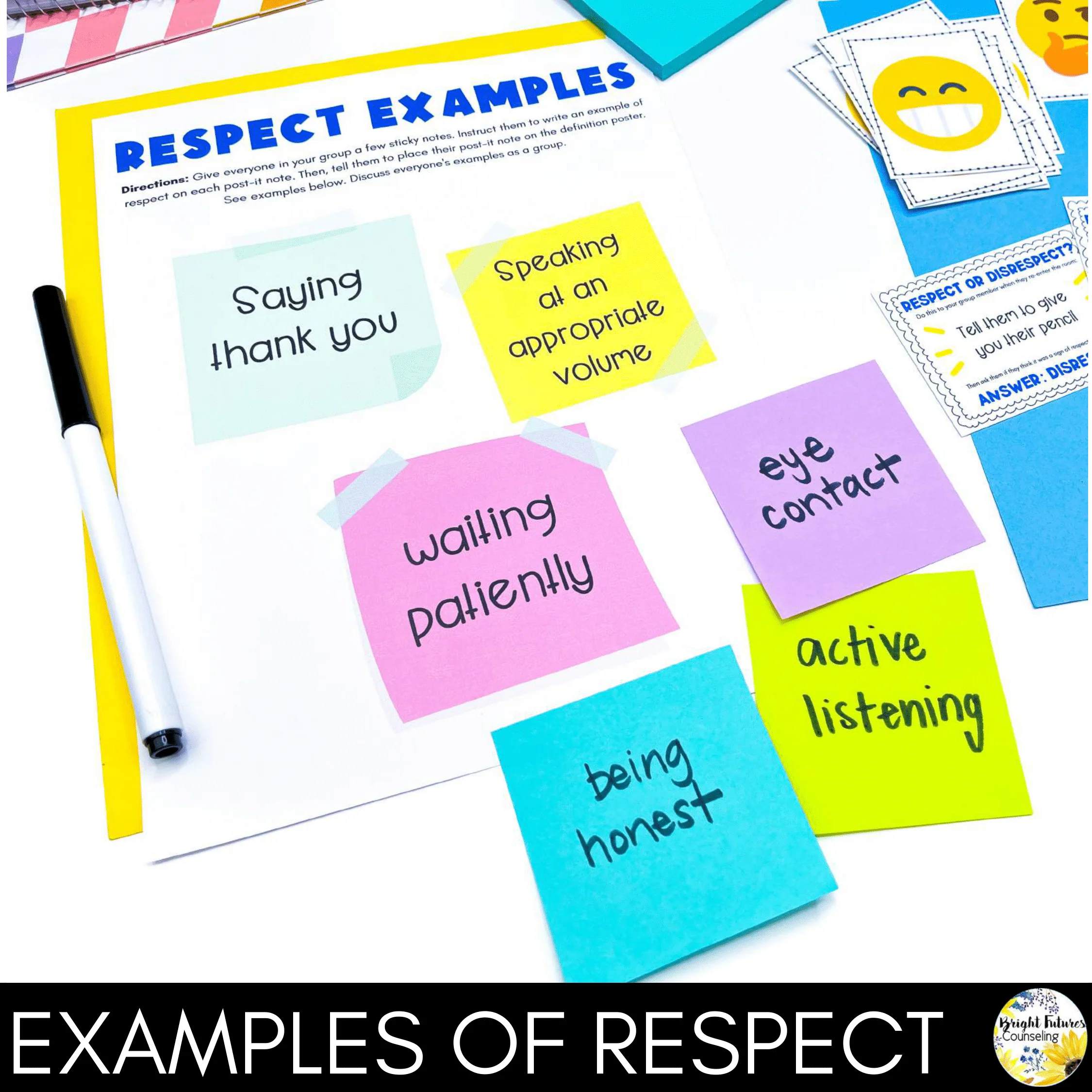 Respect Lesson and Activities - Group Counseling Lesson Plans for Middle School - Image 9