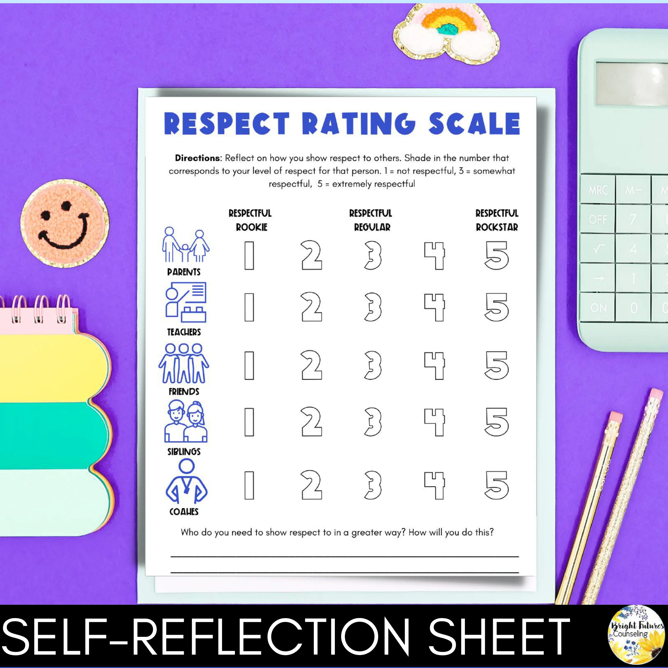 Respect Lesson for Middle School Social Emotional Learning and School Counseling - Image 3