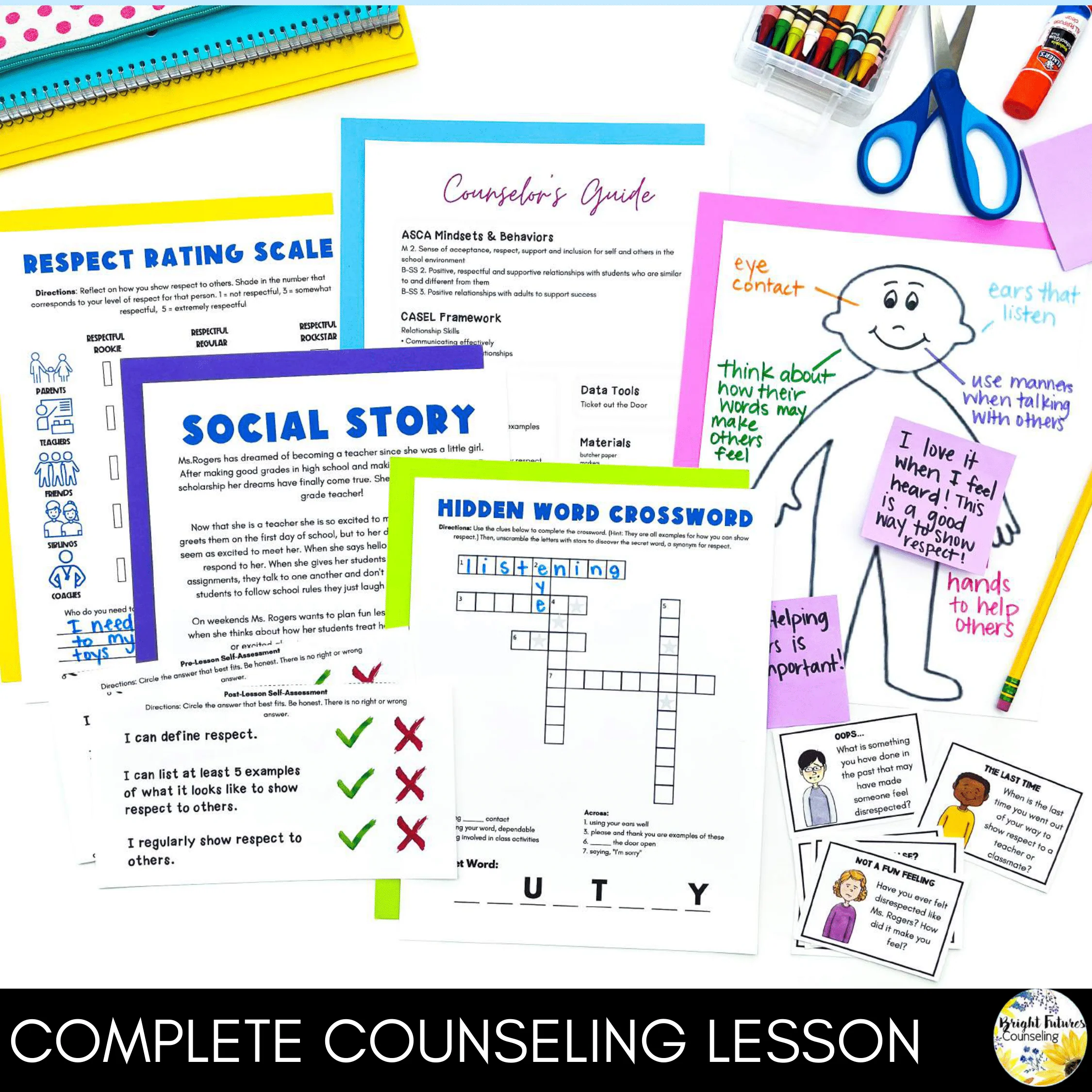 Respect Lesson for Middle School Social Emotional Learning and School Counseling - Image 9