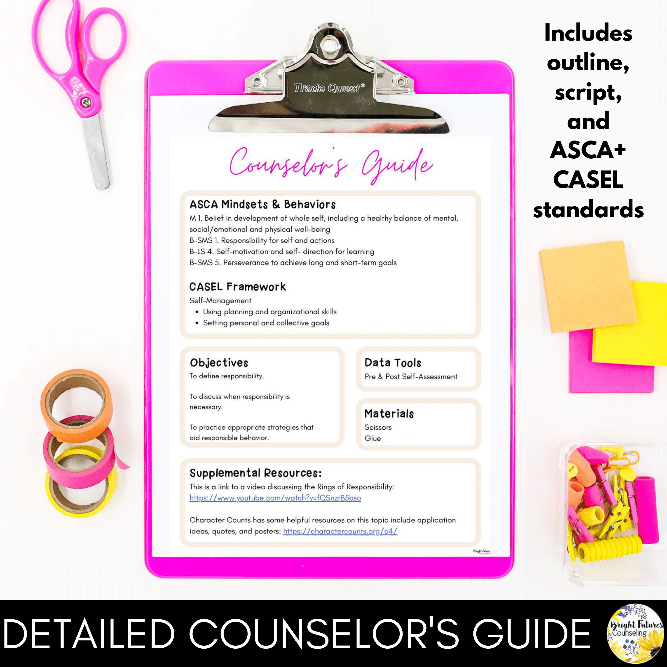 Responsibility Lesson for Social Emotional Learning and School Counseling - Image 3