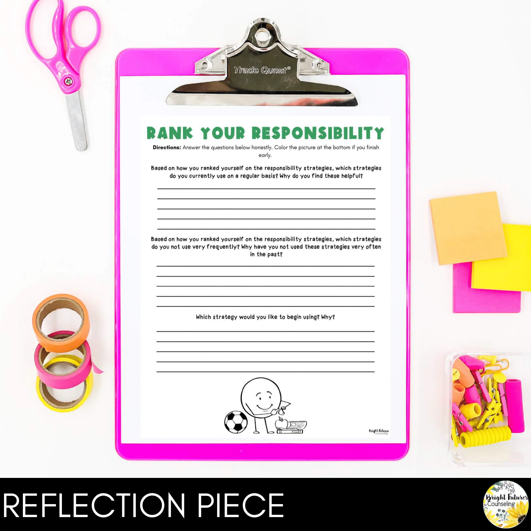 Responsibility Lesson for Social Emotional Learning and School Counseling - Image 9