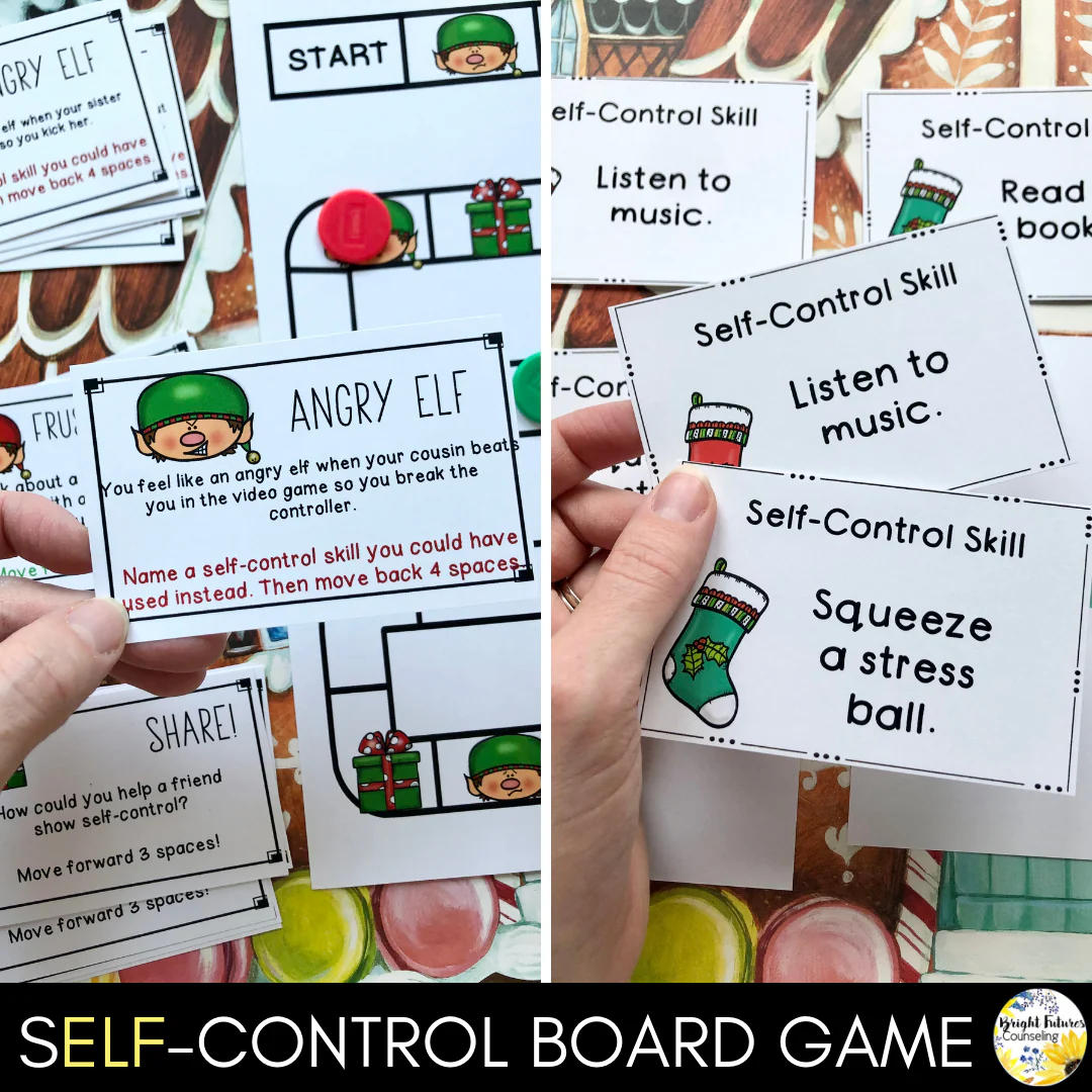 Winter and Christmas Themed School Counseling Christmas Fun Activities Bundle - Image 4