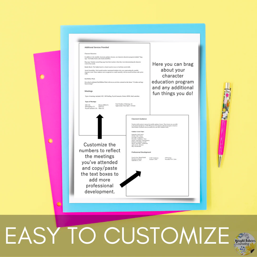 School Counseling EDITABLE End of the Year Report - Image 5