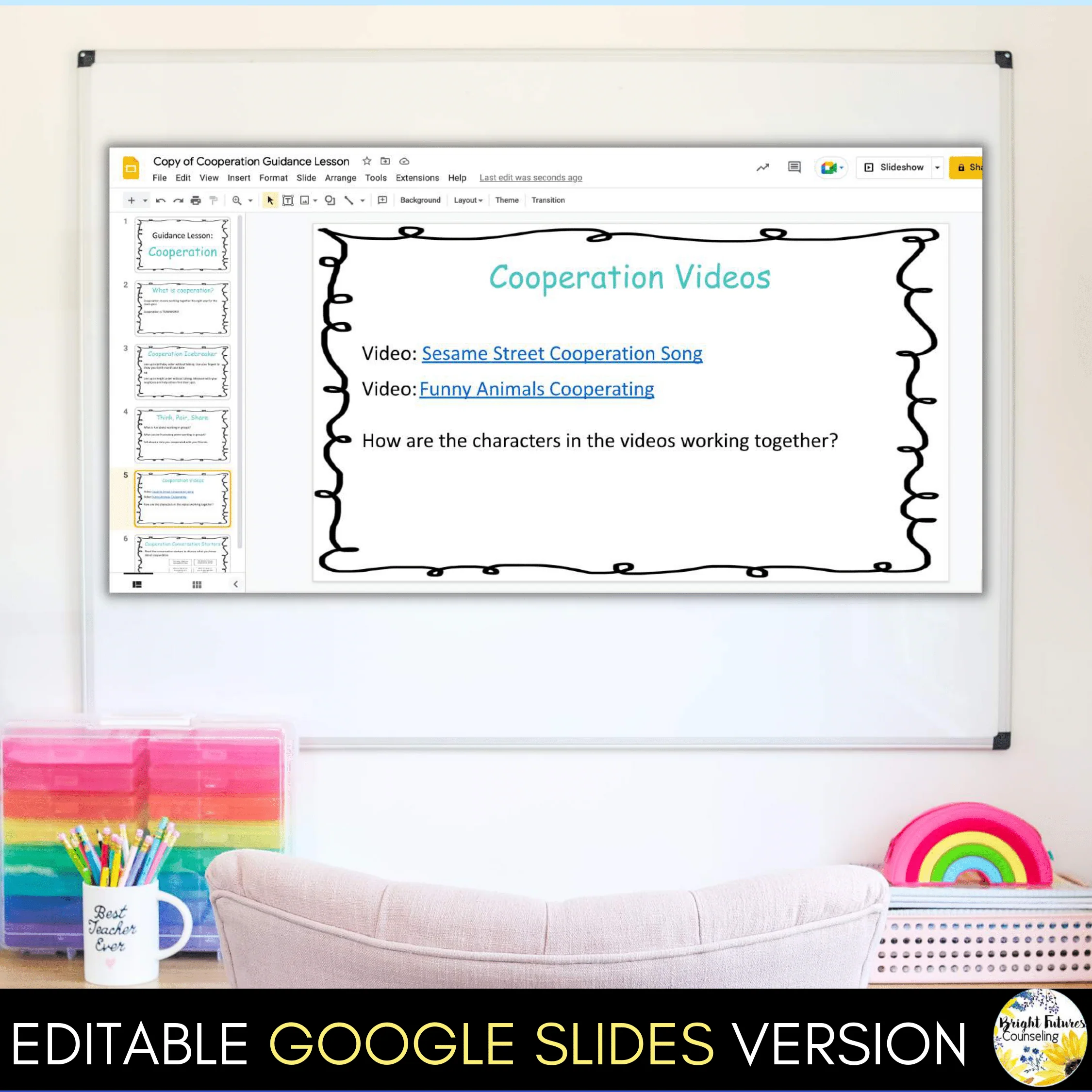 School Counseling Guidance Lesson BUNDLE - EDITABLE Classroom Guidance Lessons - Image 6