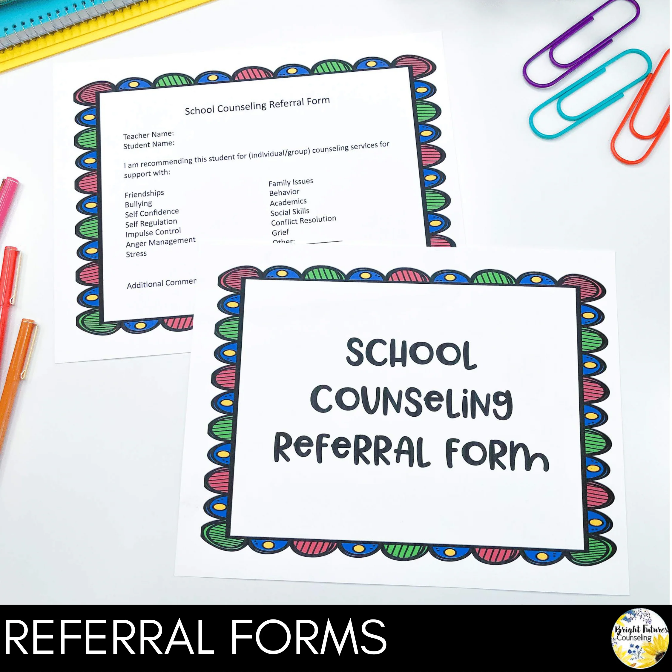 School Counseling Office Bundle and Counseling Forms with Digital Version - Image 5