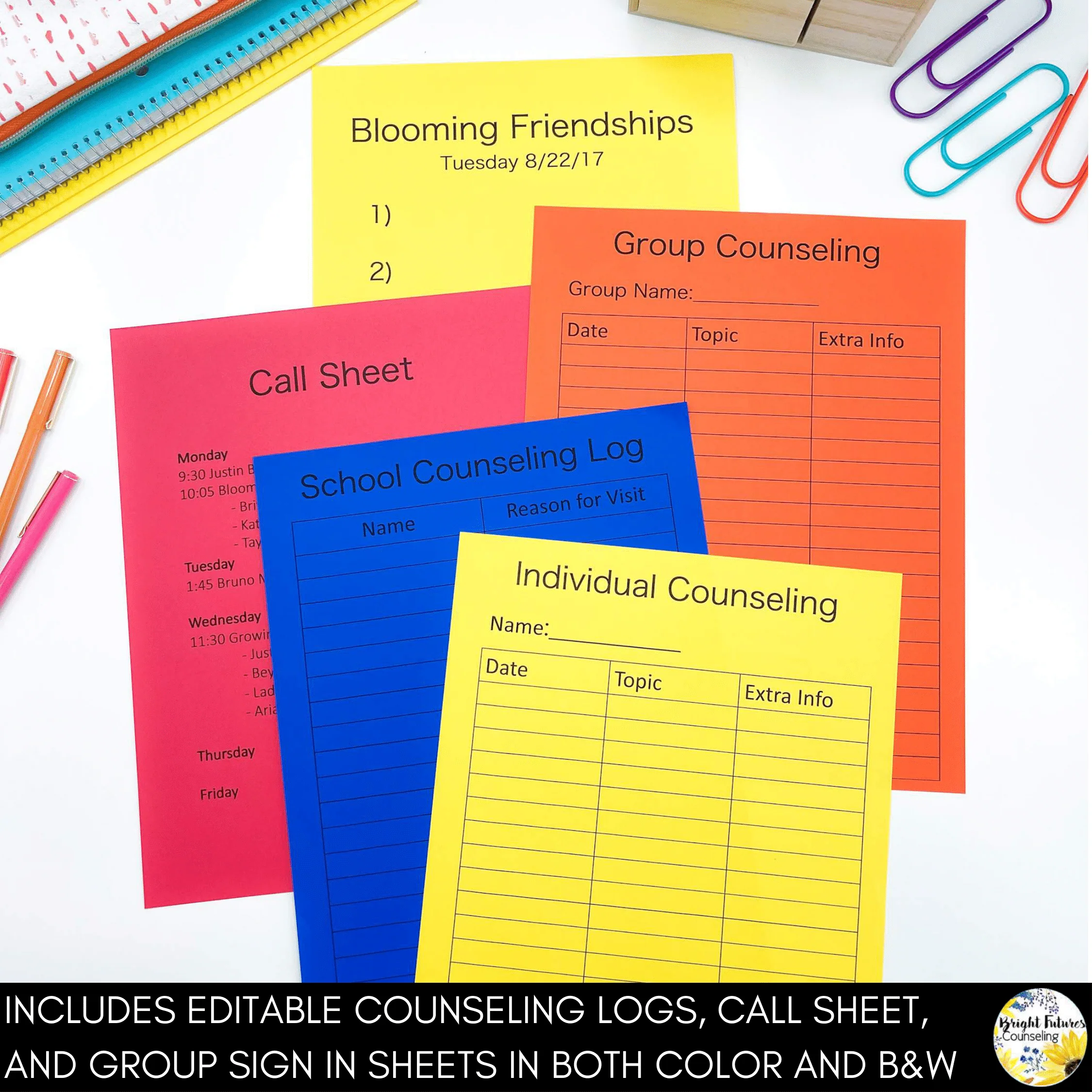 School Counseling Organization Hacks Counselor Organization Tools - Image 2
