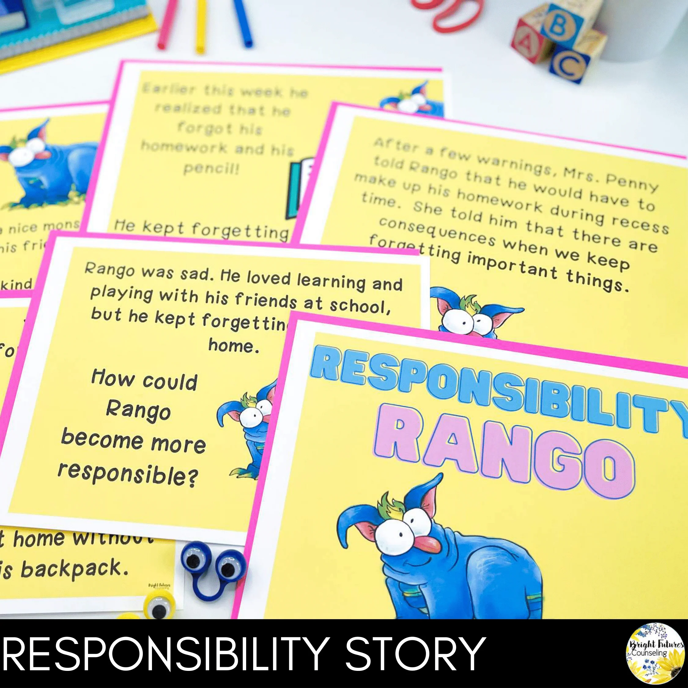 School Counseling Responsibility Guidance Lesson for Primary Students - Image 3