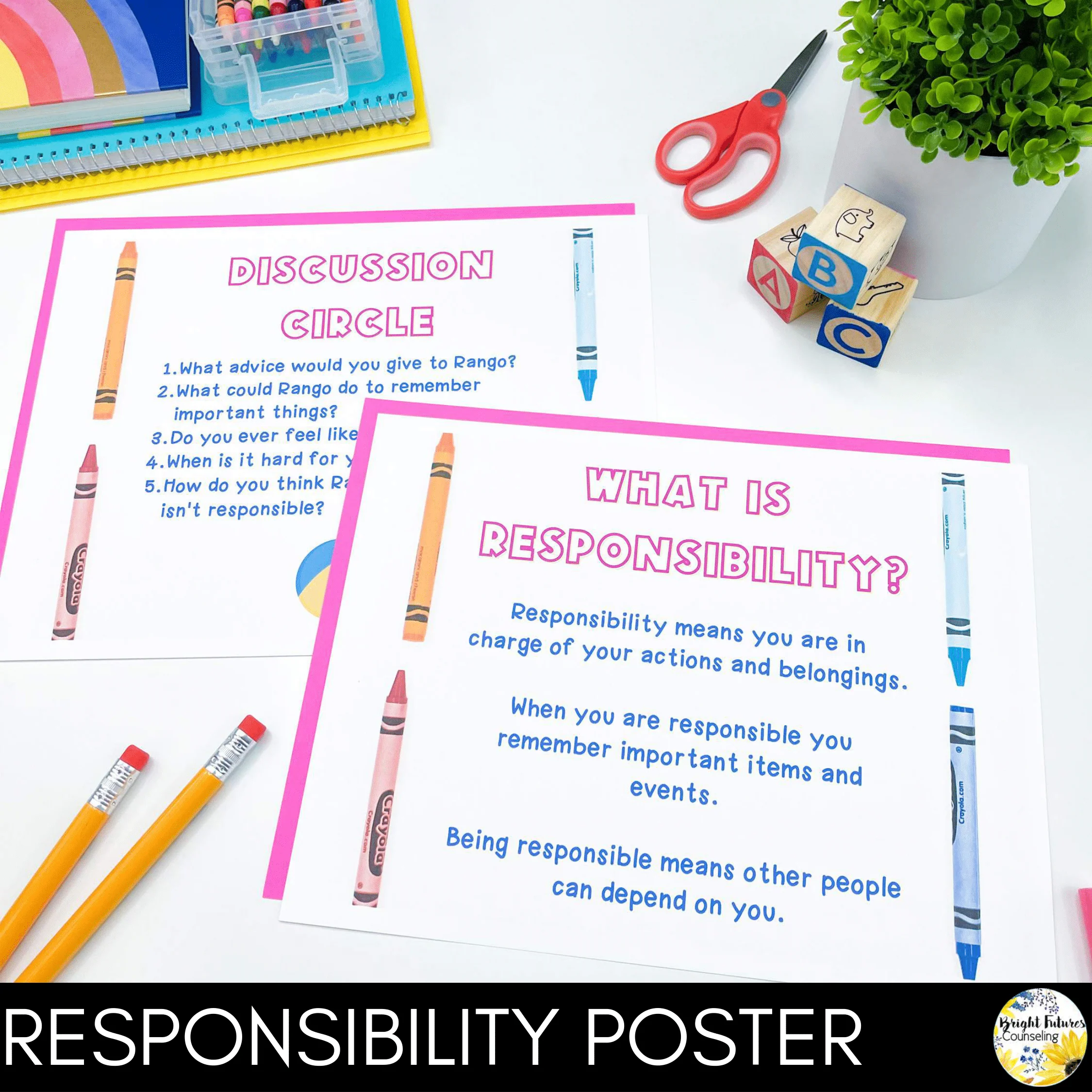 School Counseling Responsibility Guidance Lesson for Primary Students - Image 6