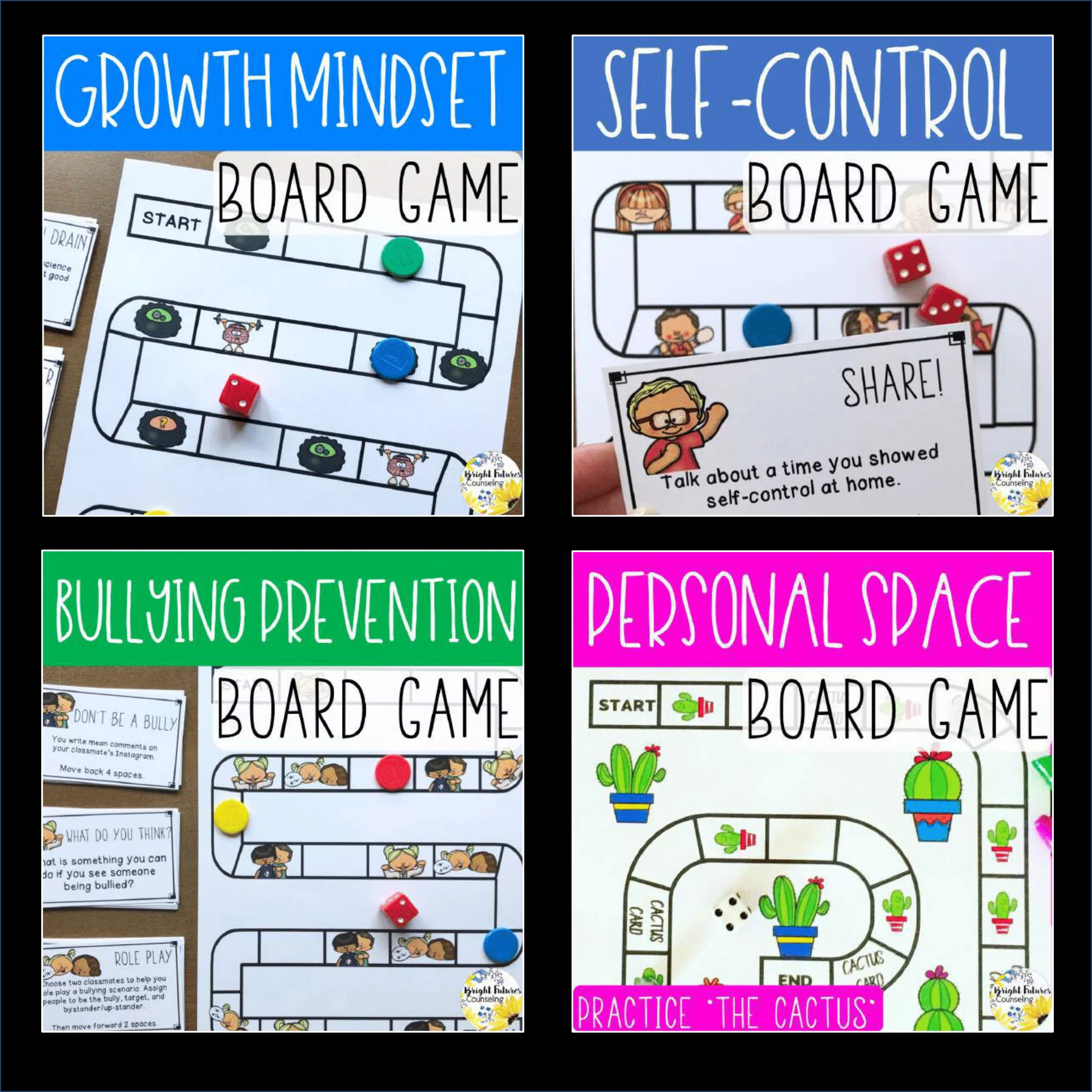 School Counseling SEL Board Game Bundle - Character Education Games - Image 13