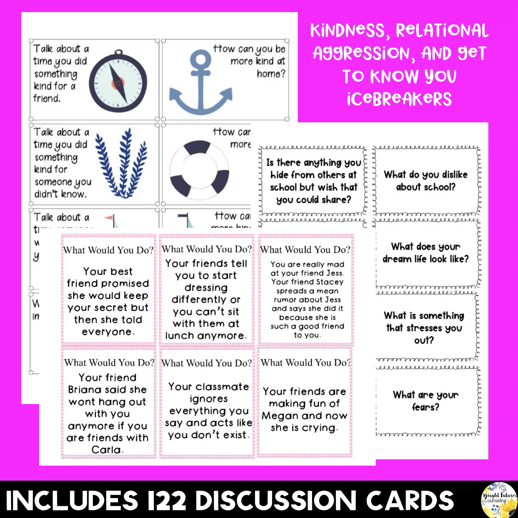 School Counseling SEL Discussion Cards - Image 3
