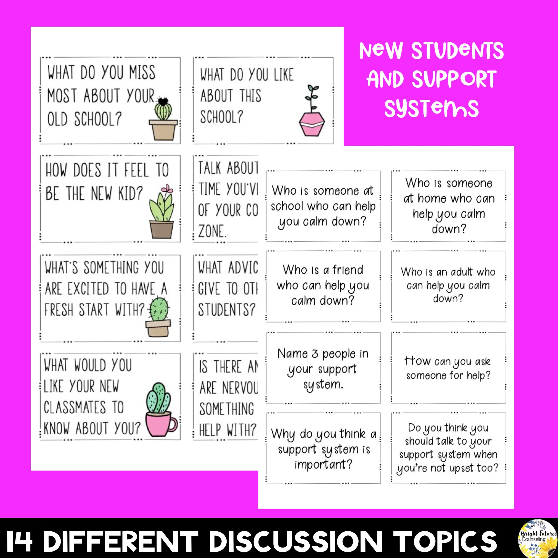 School Counseling SEL Discussion Cards - Image 4