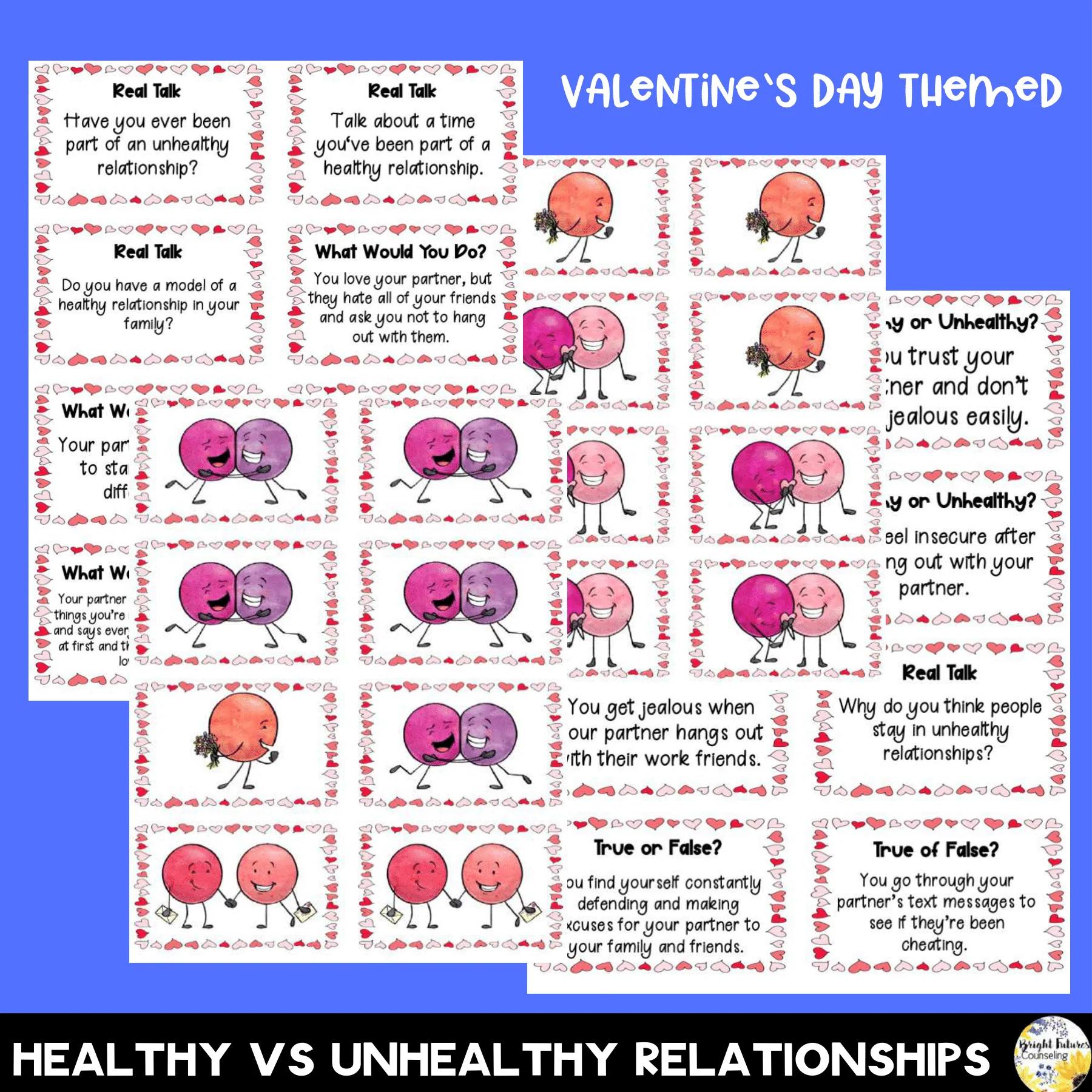 School Counseling SEL Discussion Cards Bundle - Image 16