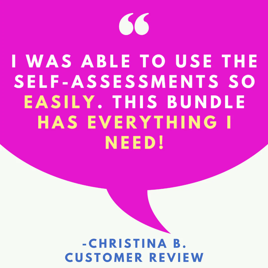 School Counseling Self-Assessments Super Bundle with Digital Data Tracking Forms - Image 6