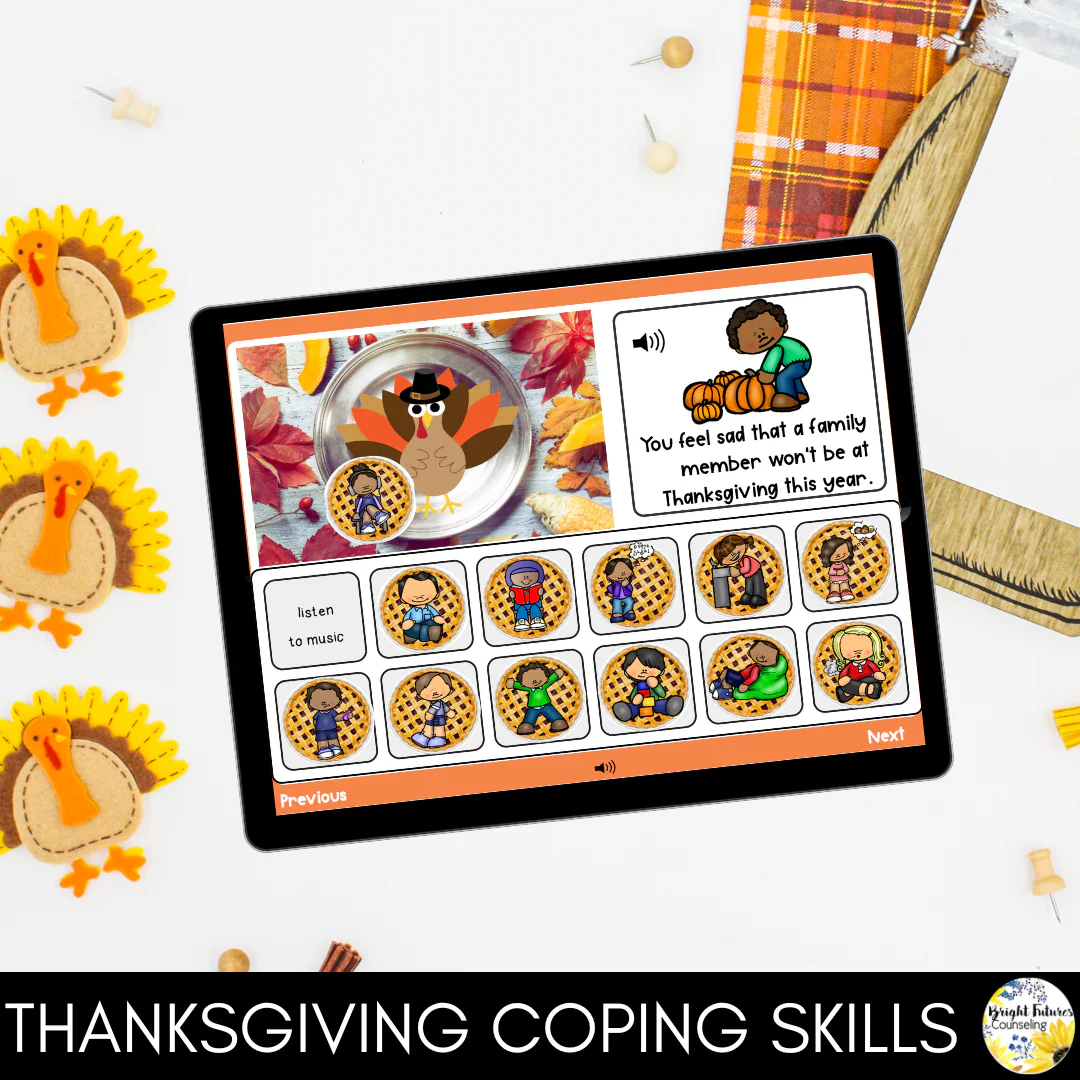 School Counseling Thanksgiving Bundle + Digital Activities for Distance Learning - Image 3