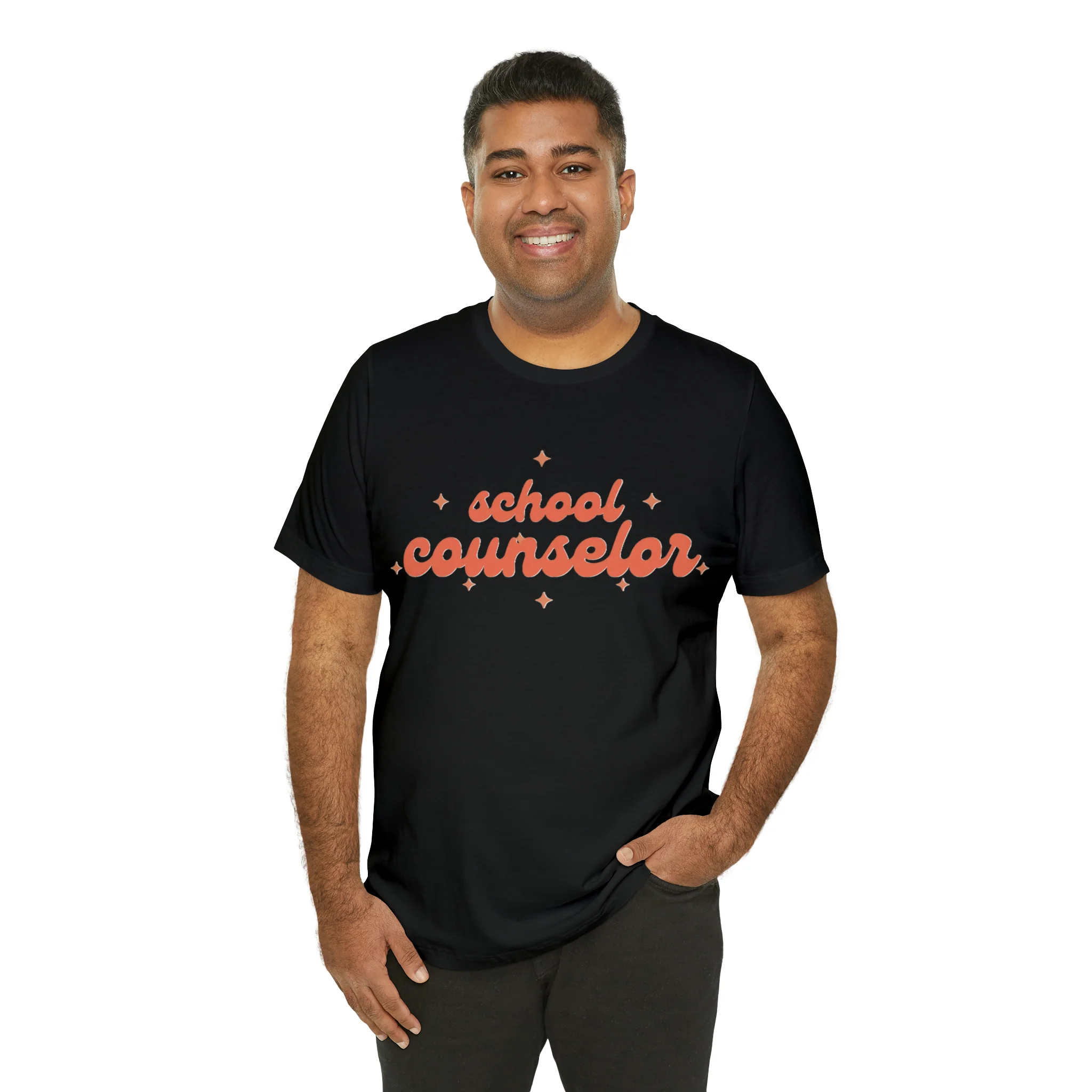 School Counselor Star Tee - Image 2
