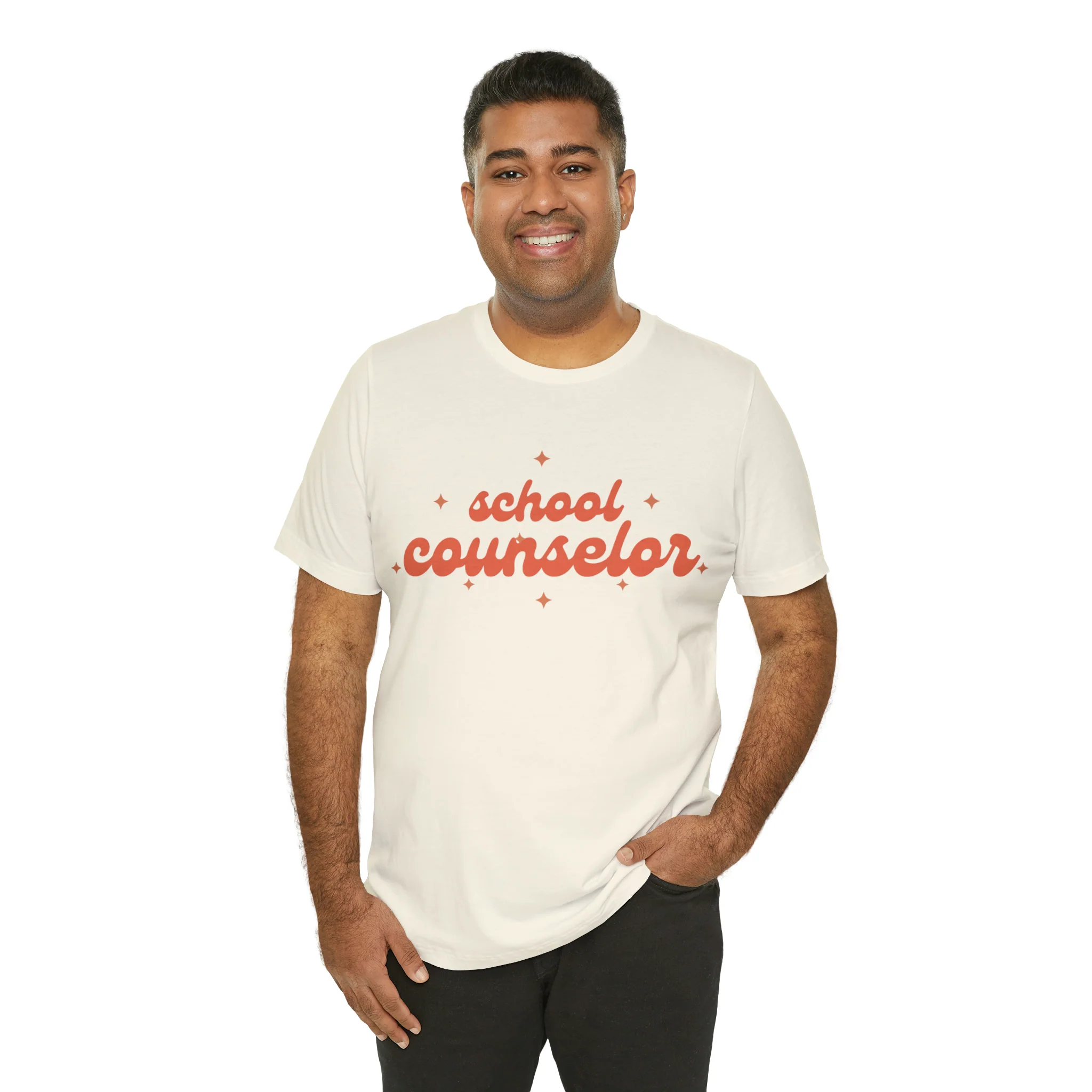 School Counselor Star Tee - Image 3