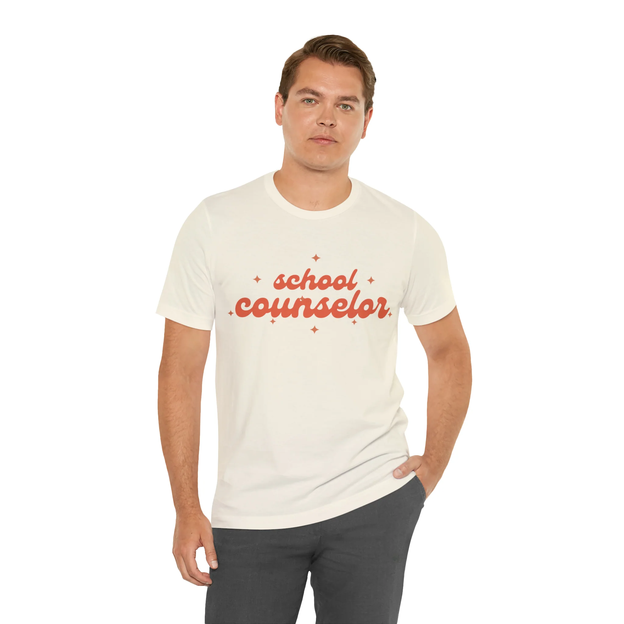 School Counselor Star Tee - Image 36