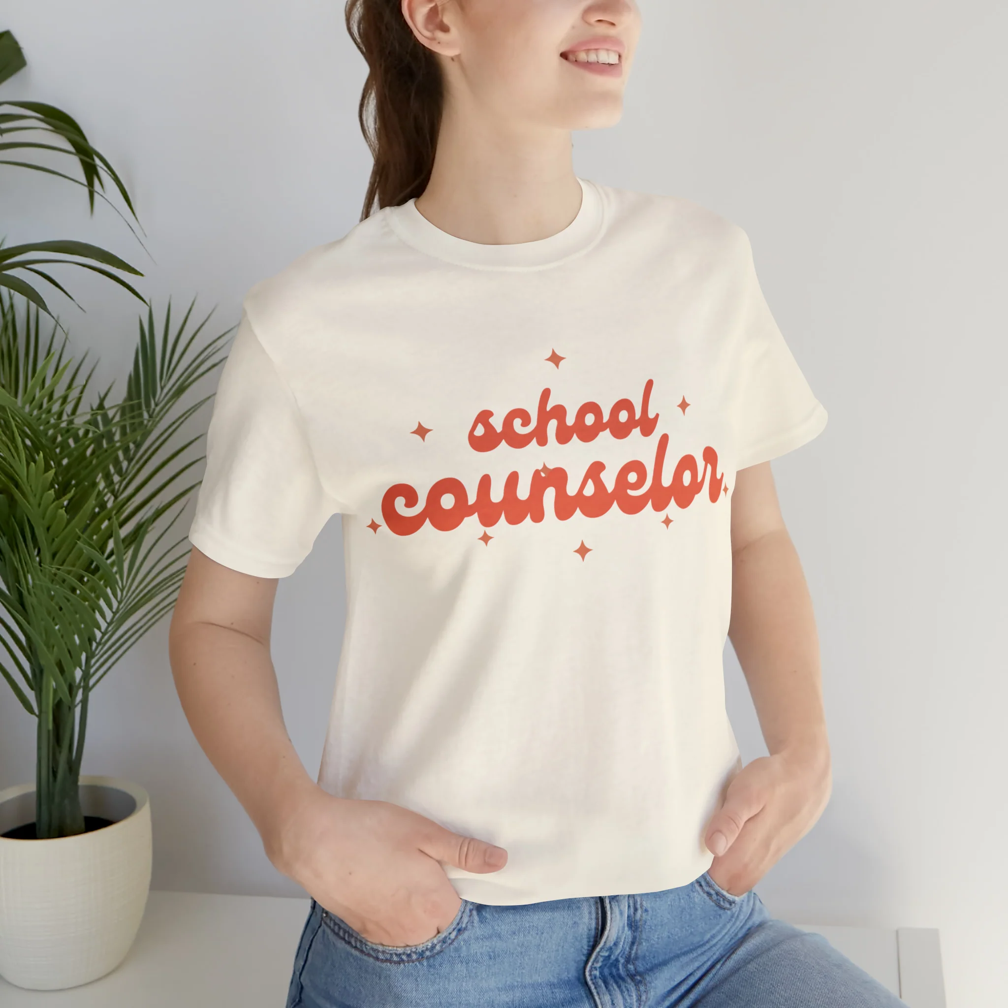 School Counselor Star Tee - Image 38
