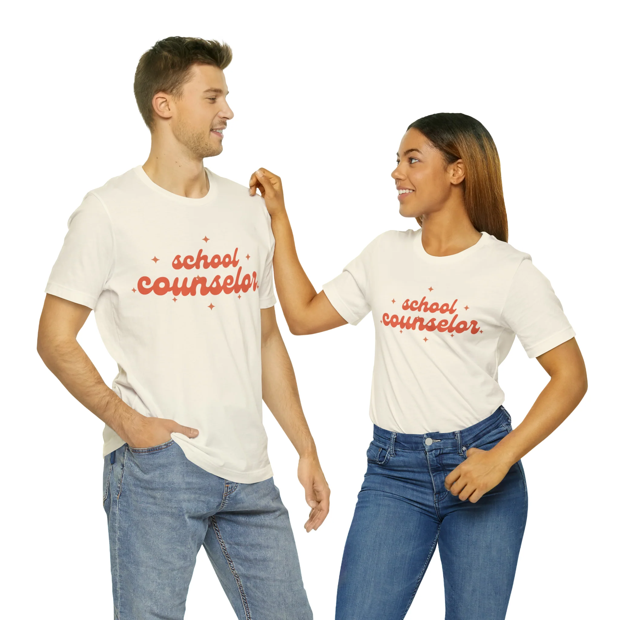 School Counselor Star Tee - Image 39