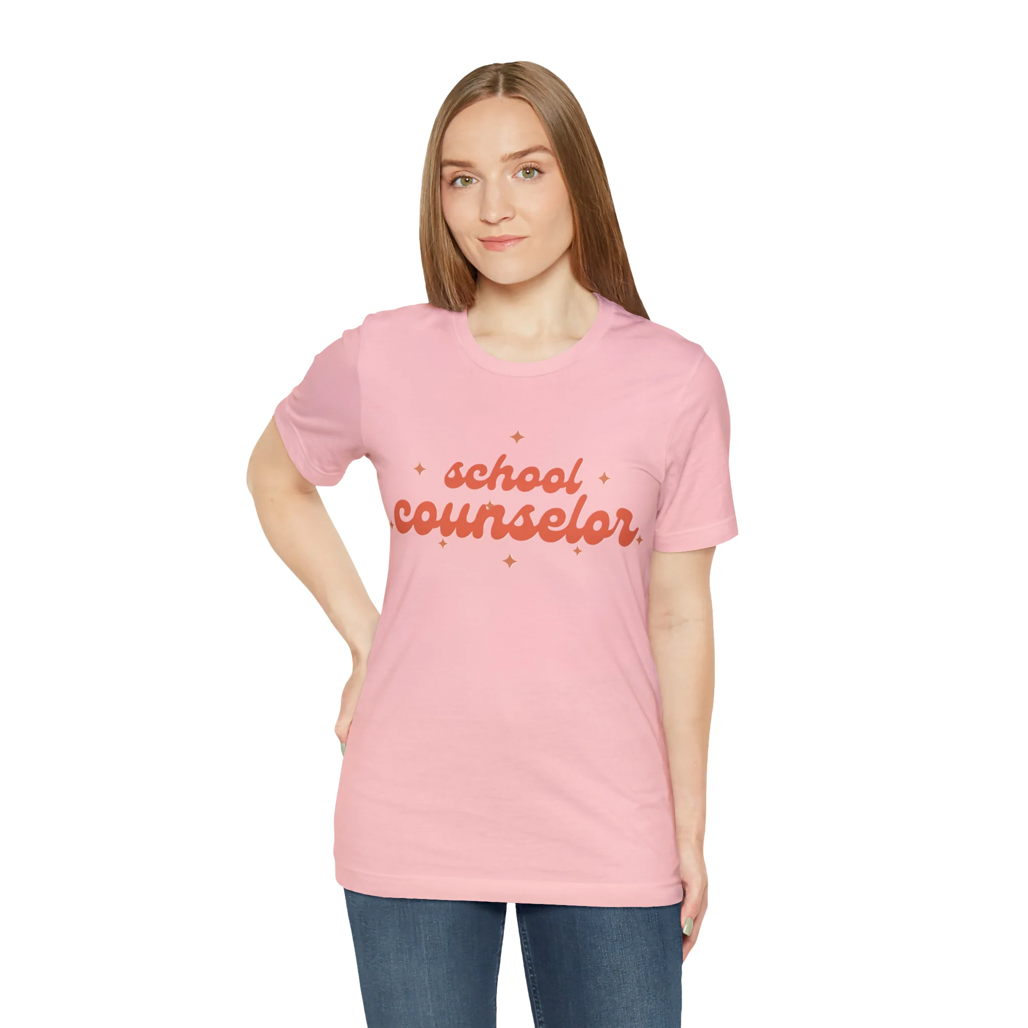 School Counselor Star Tee - Image 46