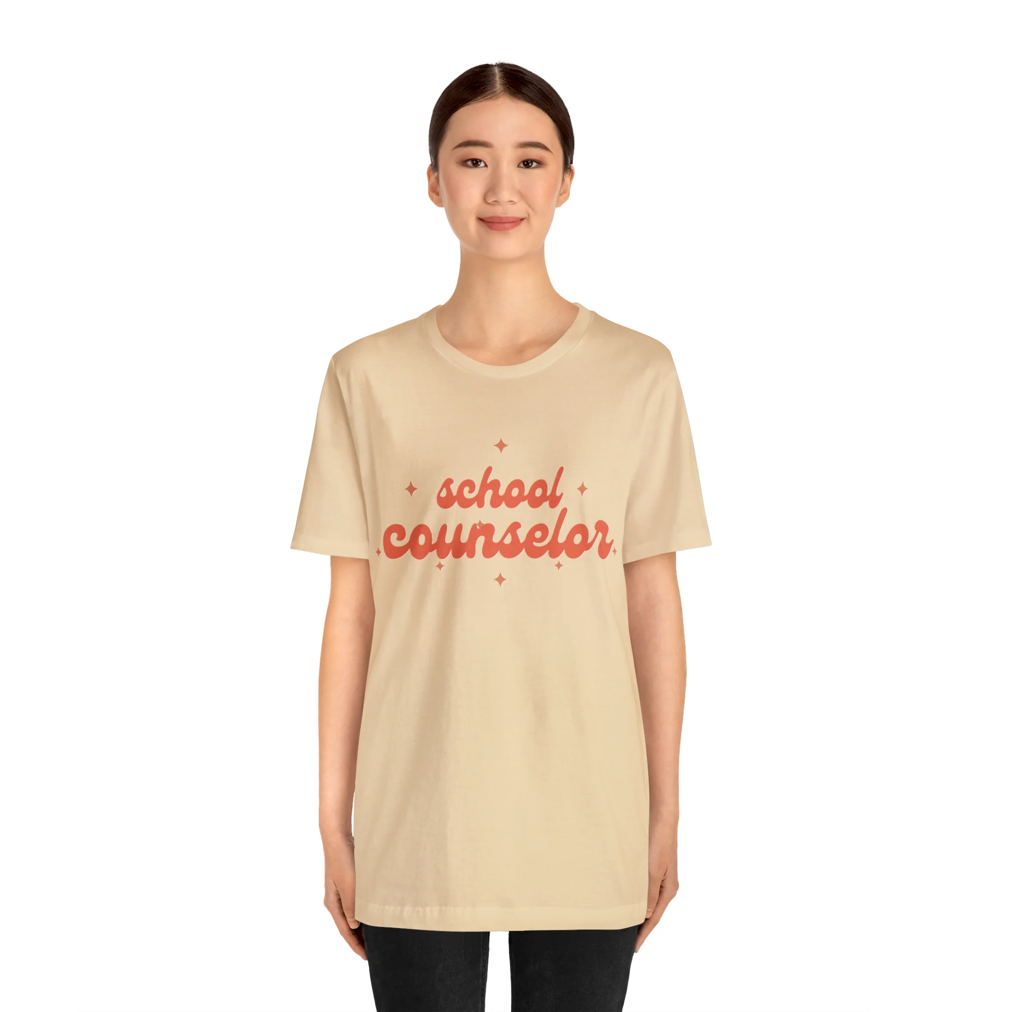 School Counselor Star Tee - Image 55