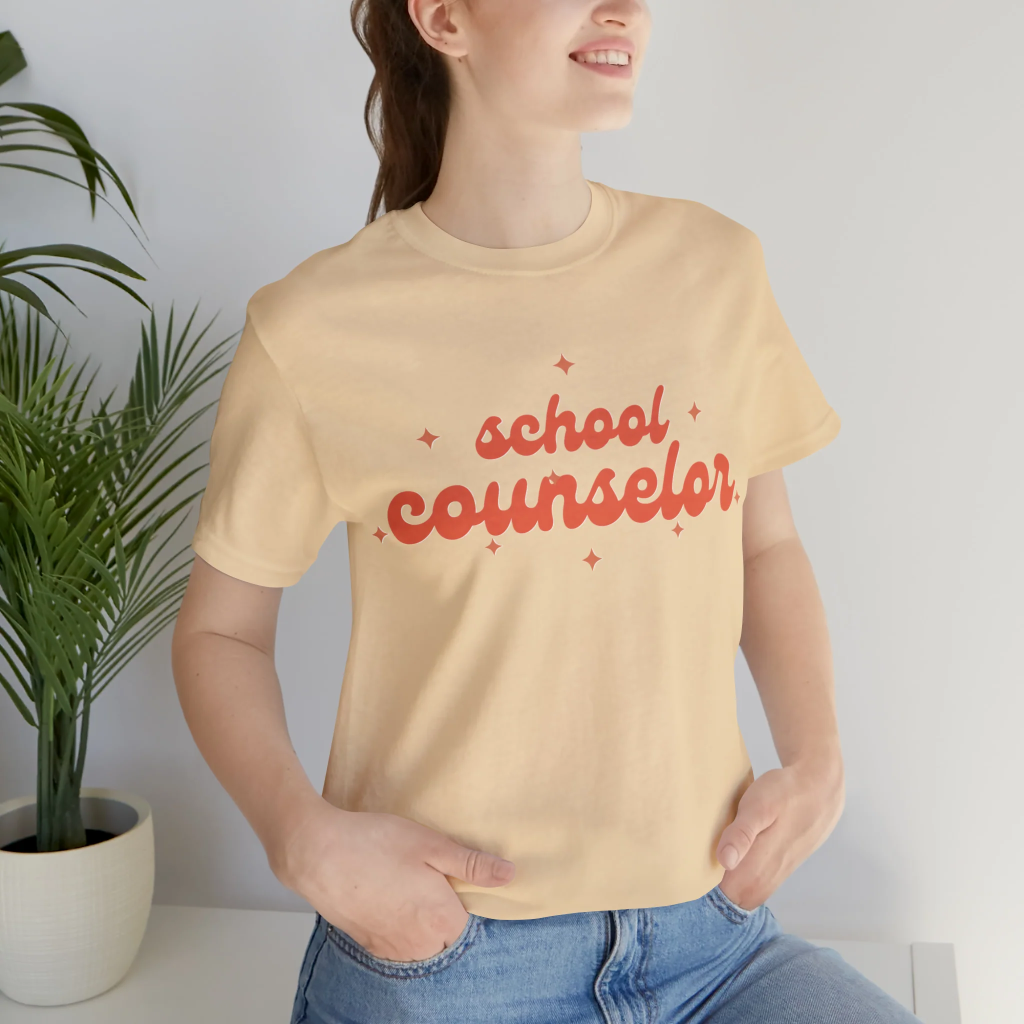 School Counselor Star Tee - Image 60