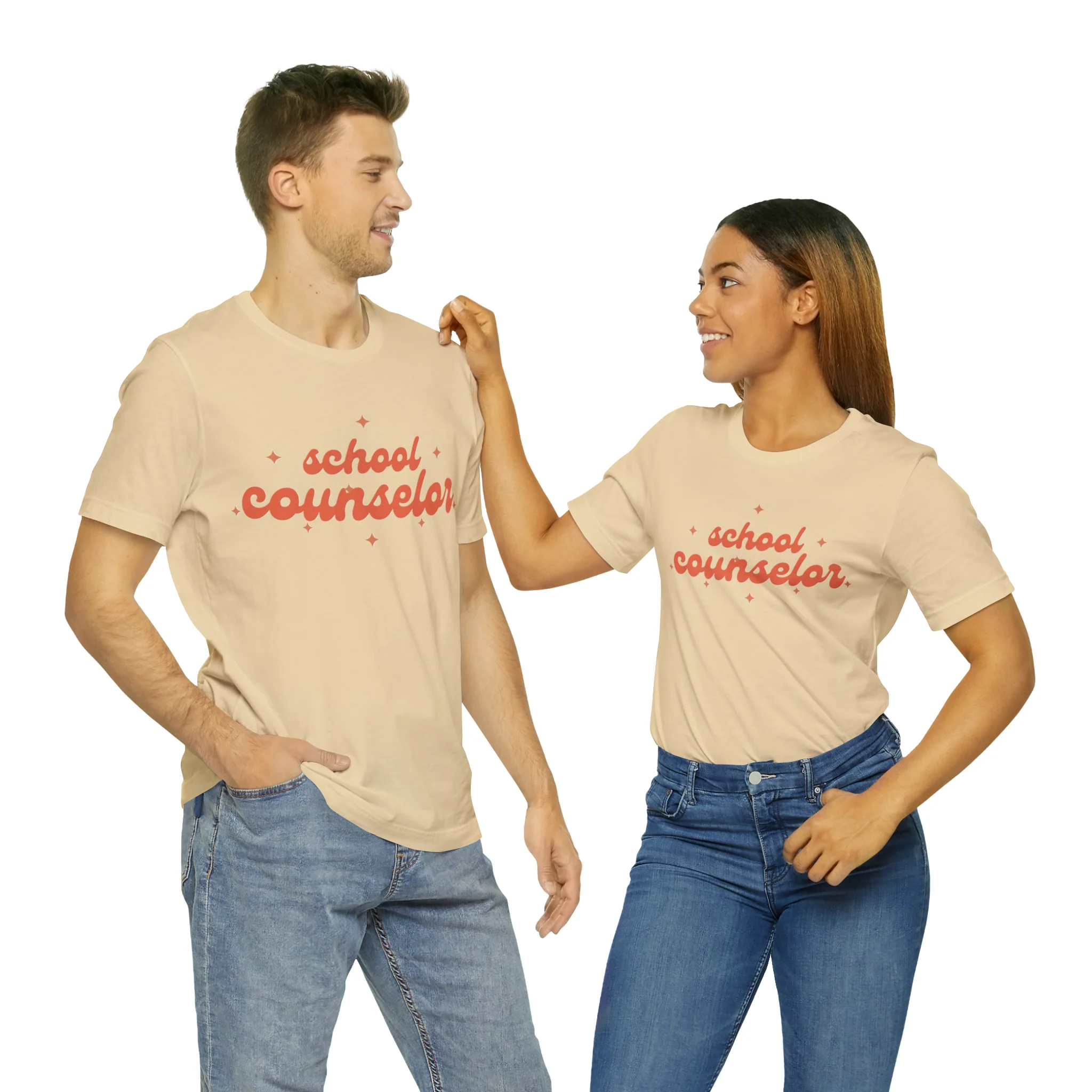 School Counselor Star Tee - Image 61