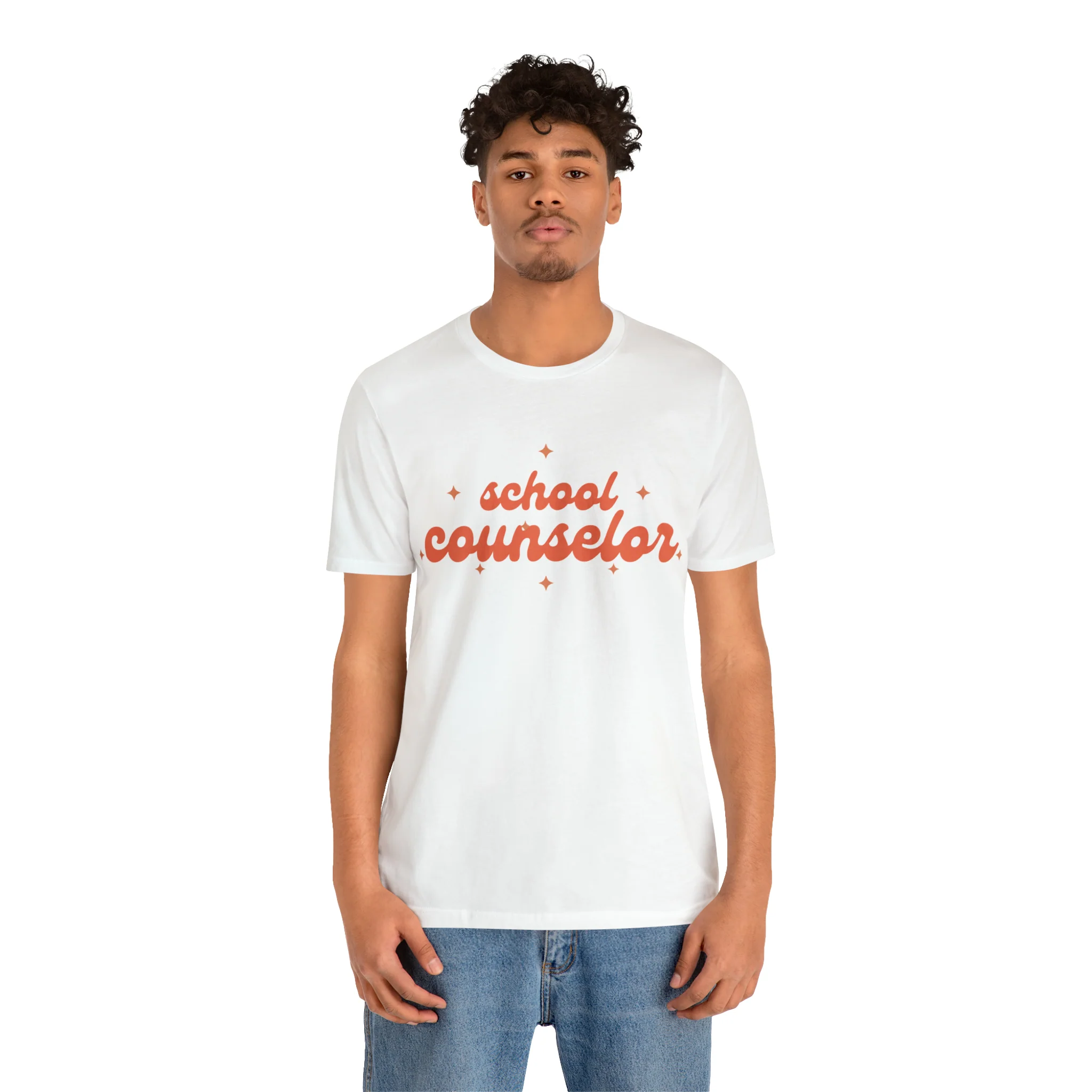 School Counselor Star Tee - Image 67
