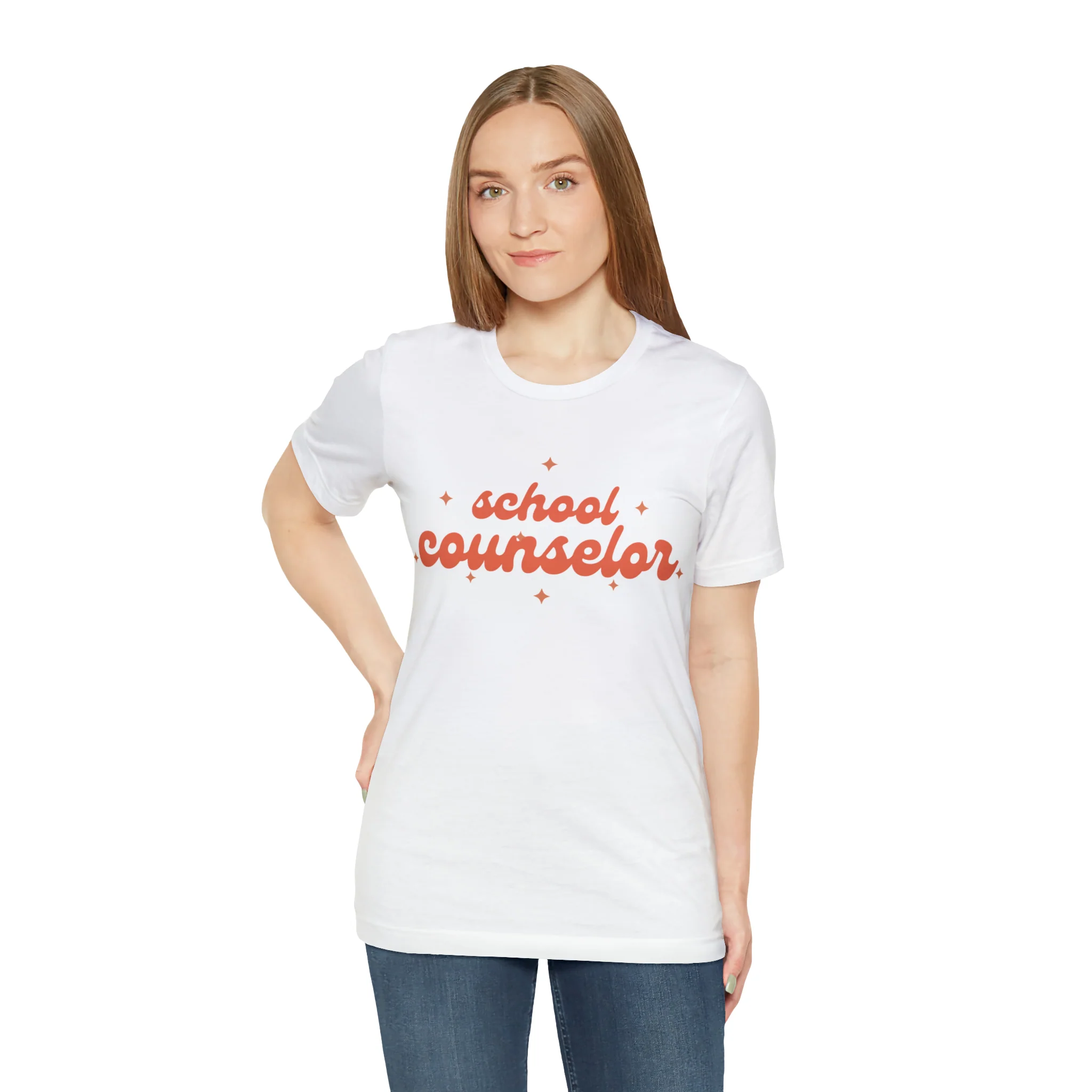 School Counselor Star Tee - Image 68