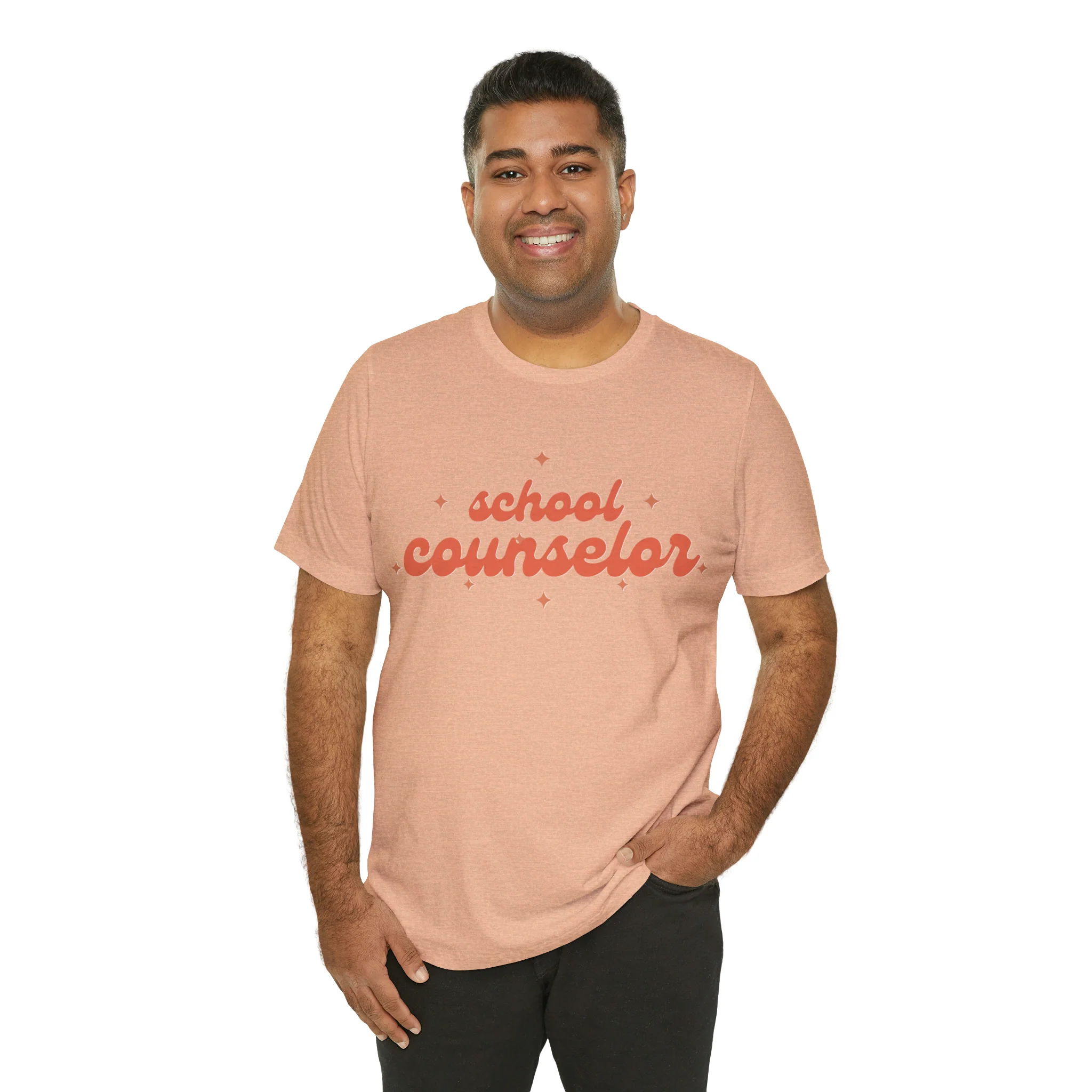 School Counselor Star Tee - Image 8