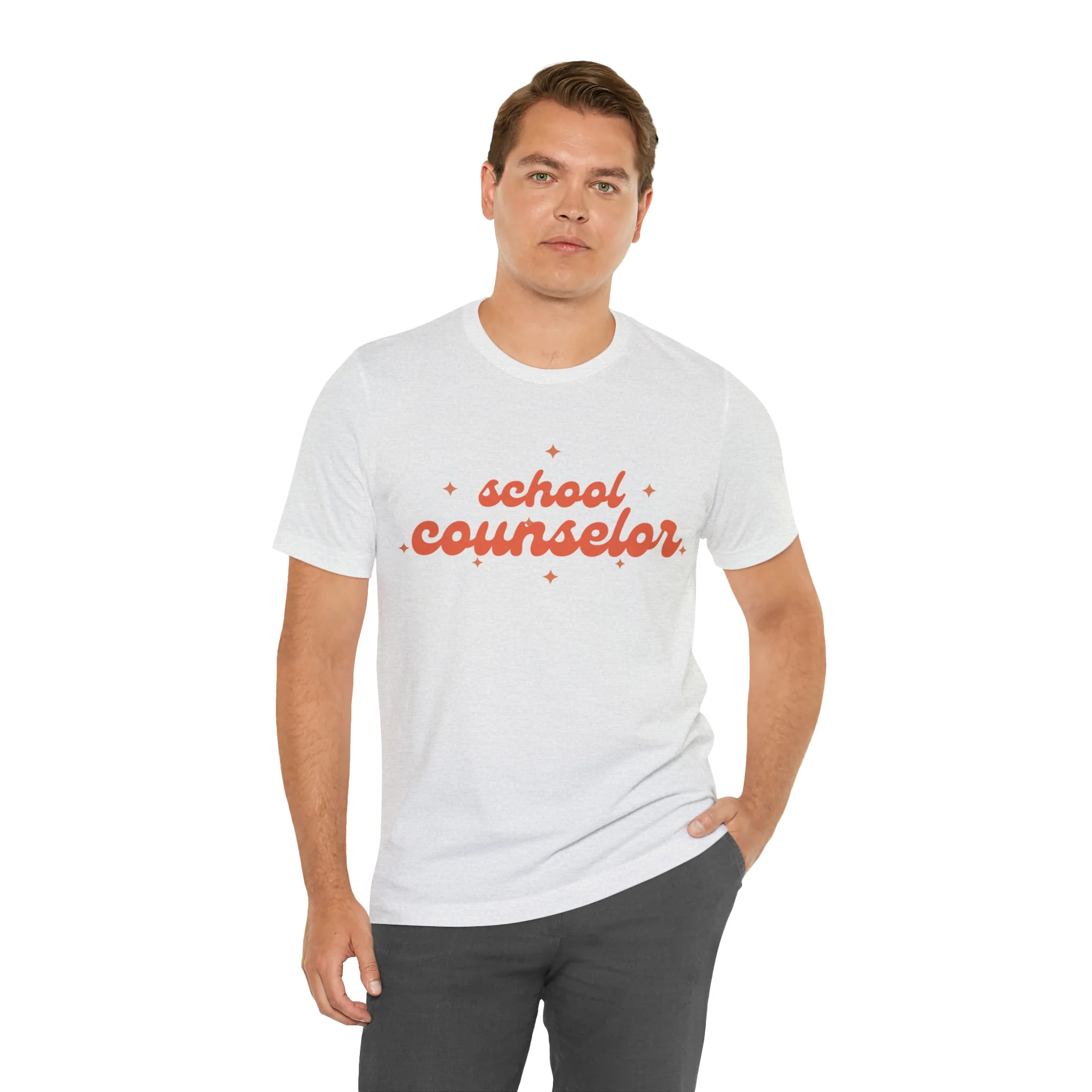 School Counselor Star Tee - Image 80