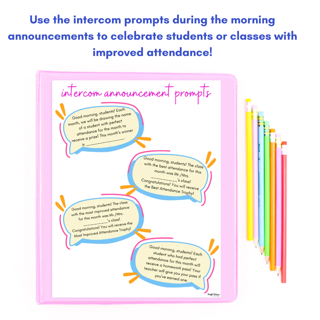School-Wide Attendance Initiatives - 5 Attendance Activities - Image 3