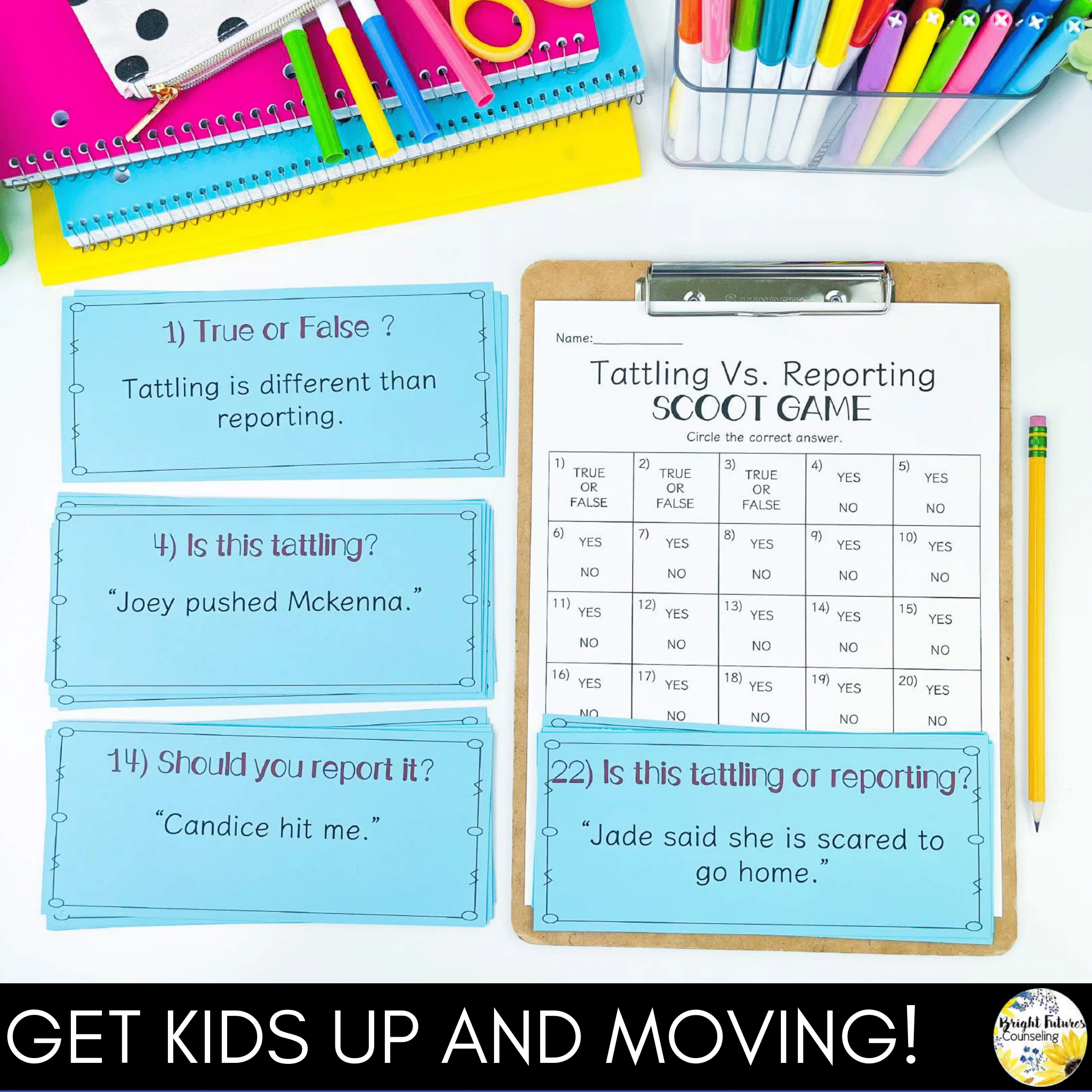 SEL Scoot BUNDLE - School Counseling Games for Growth Mindset, Empathy, & more! - Image 5