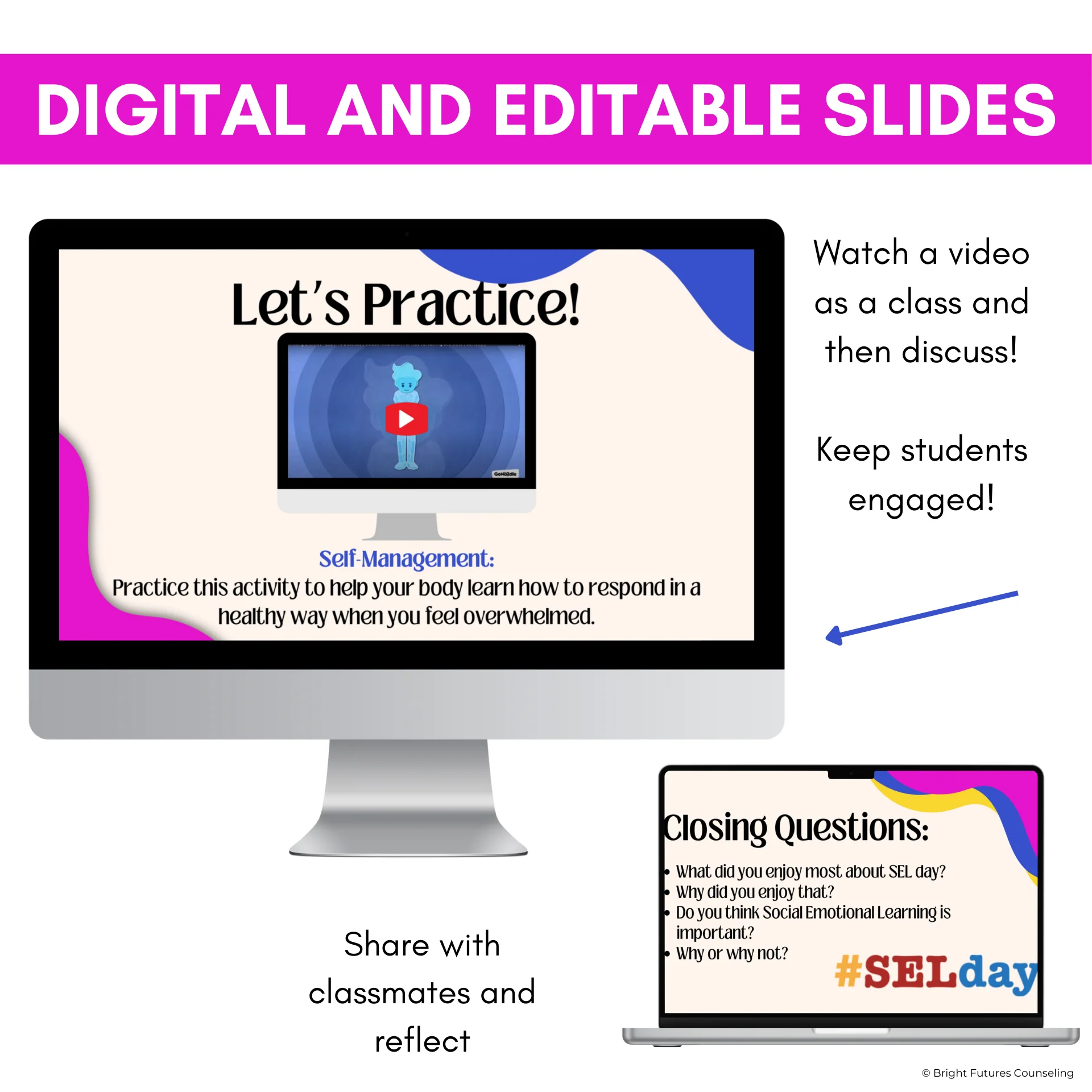 SEL Day Lesson- ASCA Awareness School Counseling Lesson - Image 7