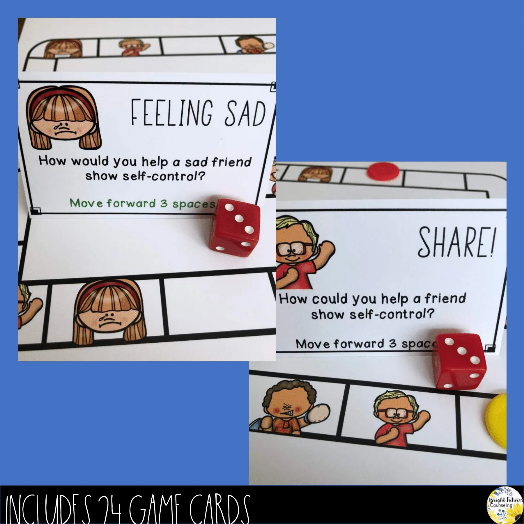 Self-Control Board Game + Digital School Counseling Game - Image 6