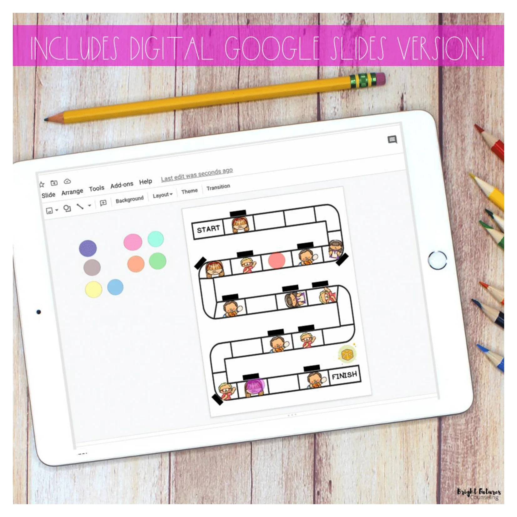 Self-Control Board Game + Digital School Counseling Game - Image 8